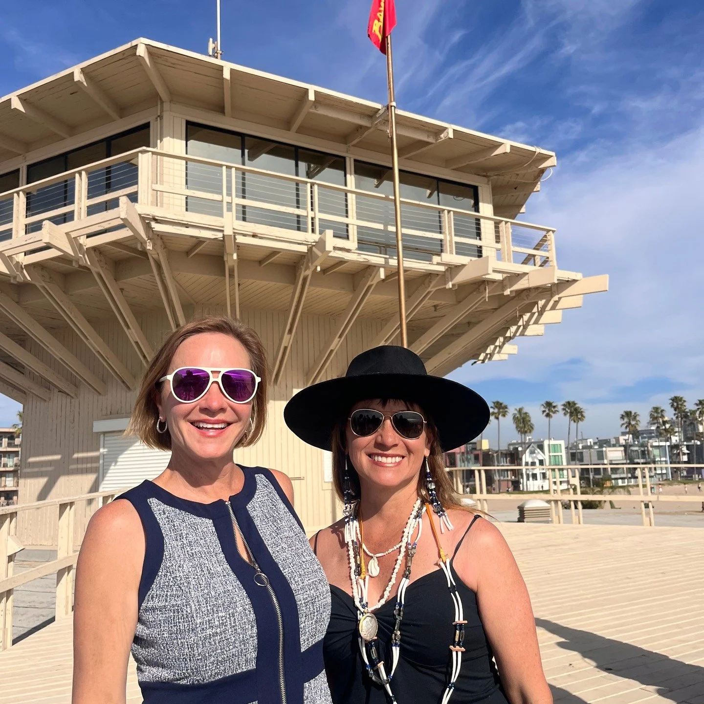 Welcoming @baywatchtv film production back to Venice with @councilwomantracipark #guashna #tongva #firstpeoples