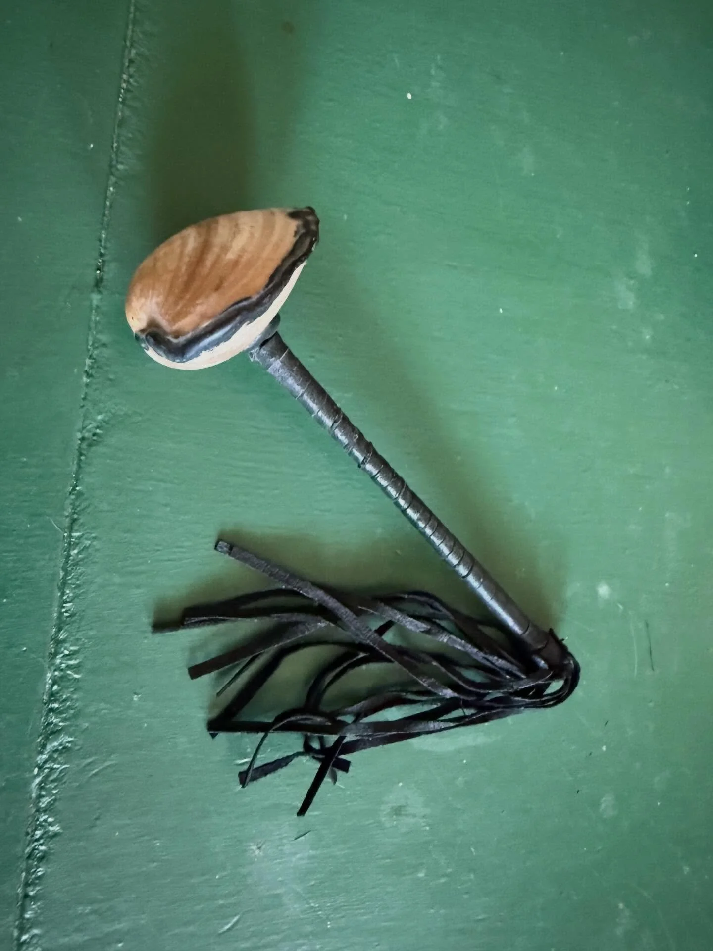 A child&rsquo;s shell rattle: where art, rhythm and discovery meet.