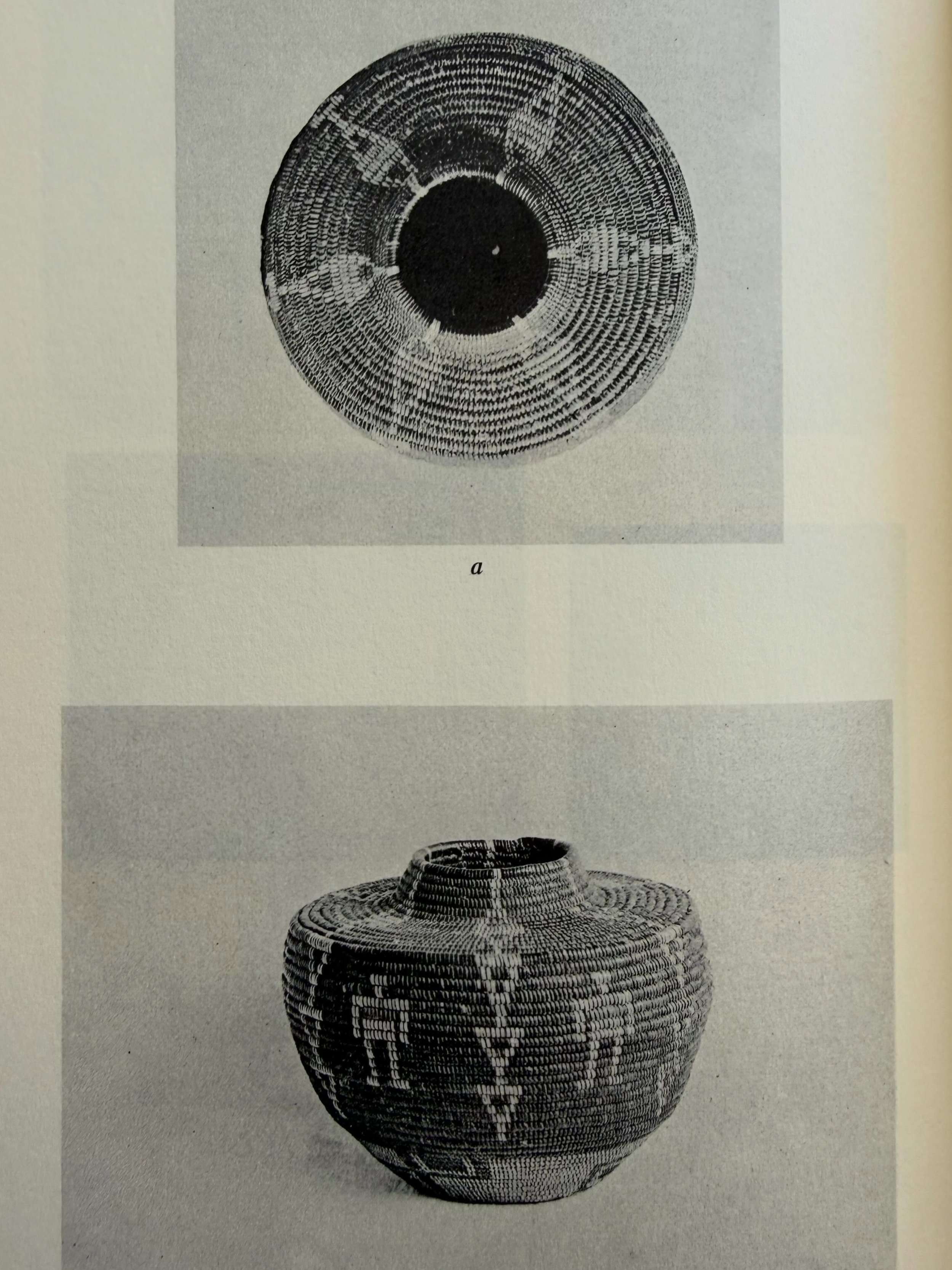 Ko-too-mut Tongva basketry used for mortuary ceremony.  1962, C.Hart Metriam #tongva #firstpeople #tovaangar