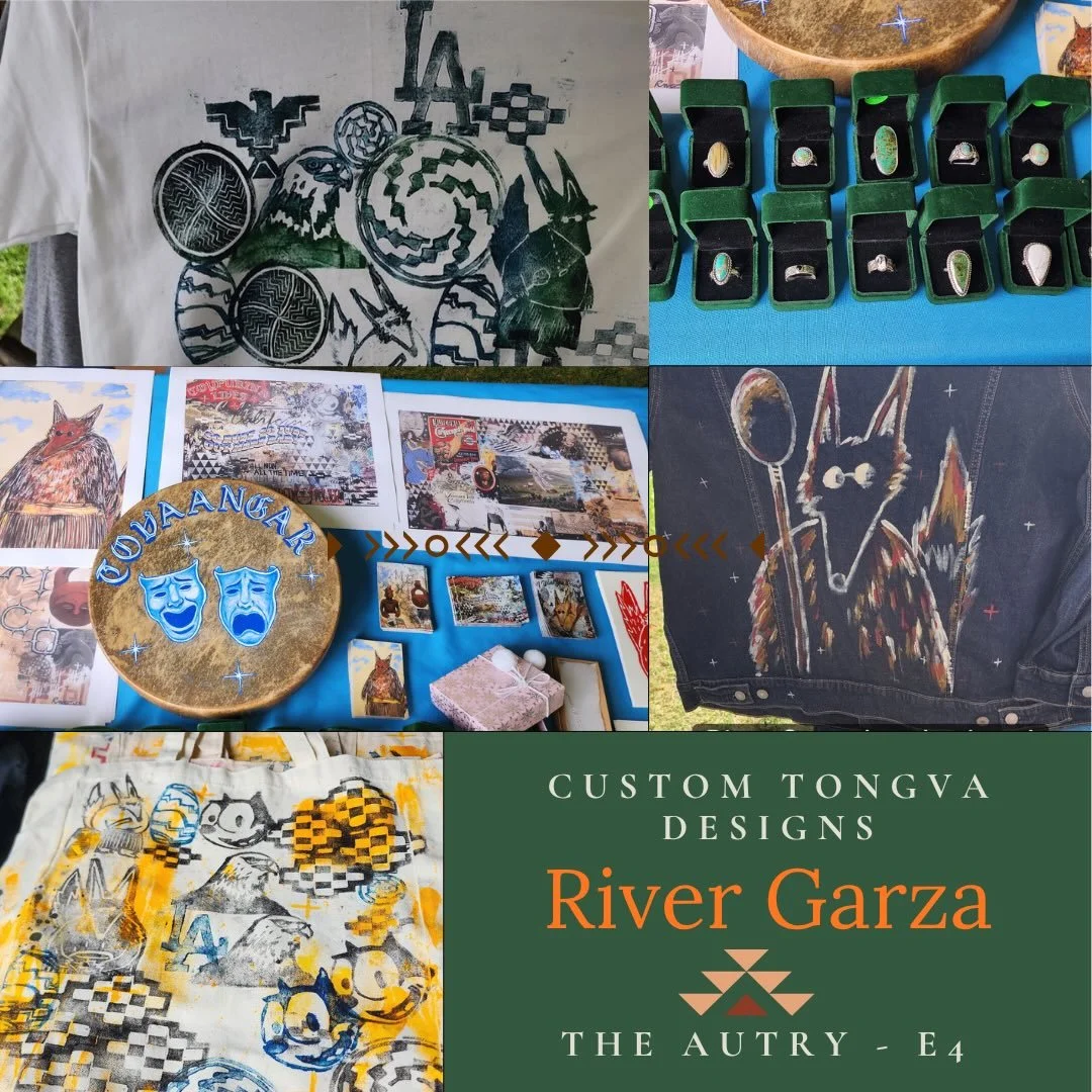 This weekend @theautry booth E4. #tongva #gabrielino #art