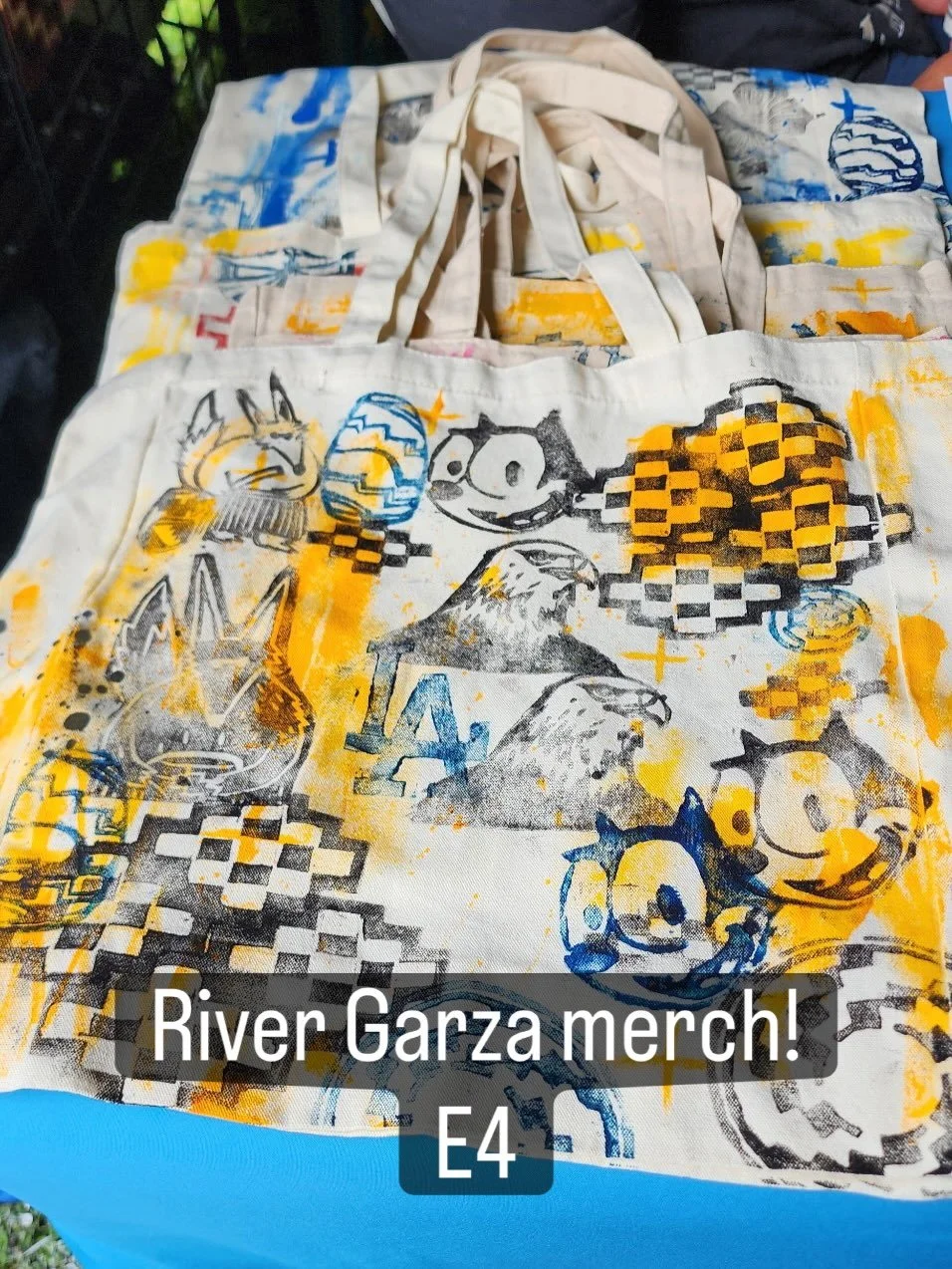 This weekend at @theautry River Garza merch at booth E4.  #tongva #gabrielino
