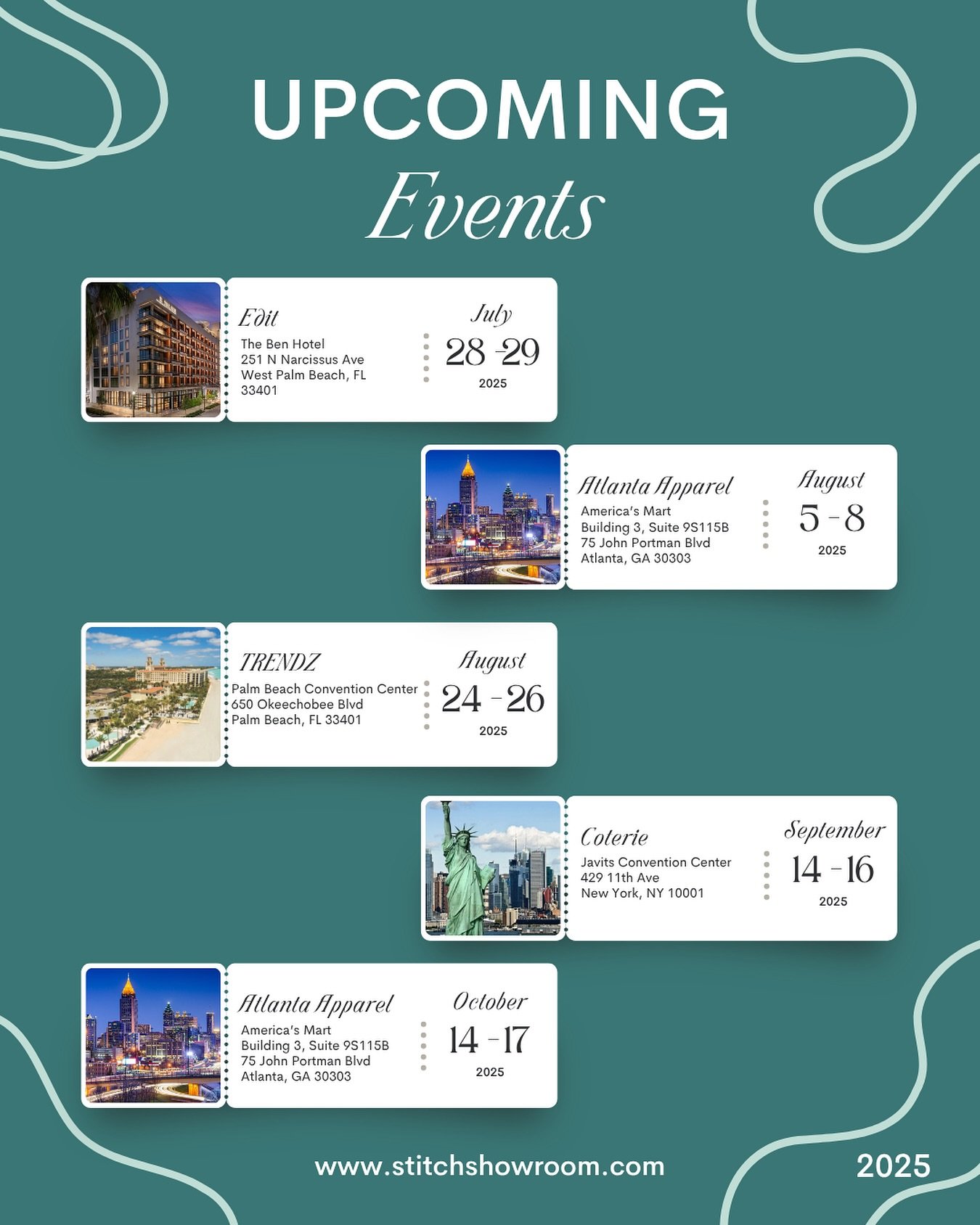Upcoming Events&hellip;