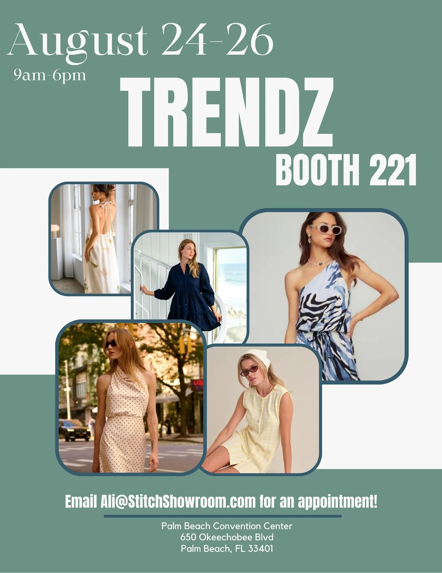 Will we see you at Trendz? 
Spring styles await you!