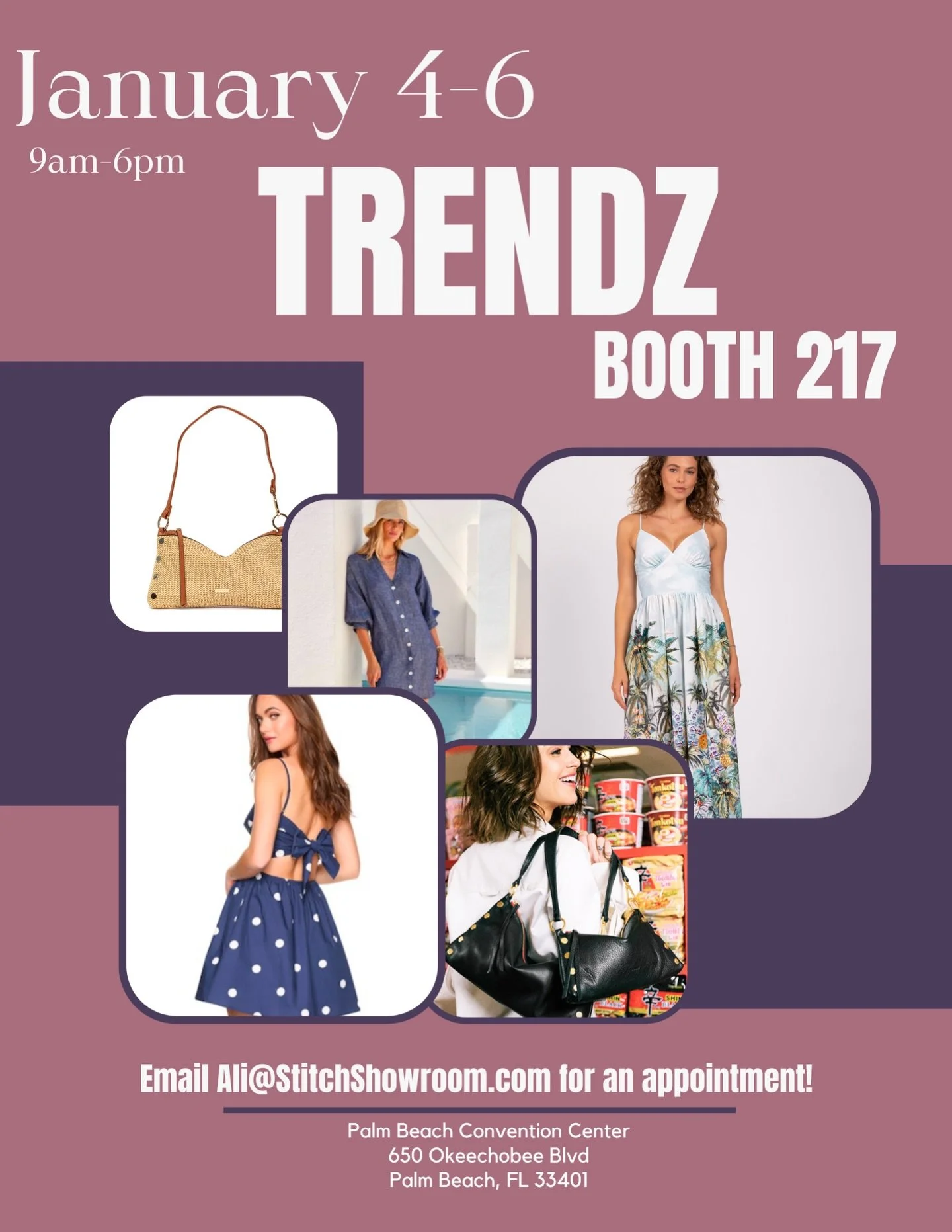 Come see us at Trendz in Palm Beach FL this weekend!