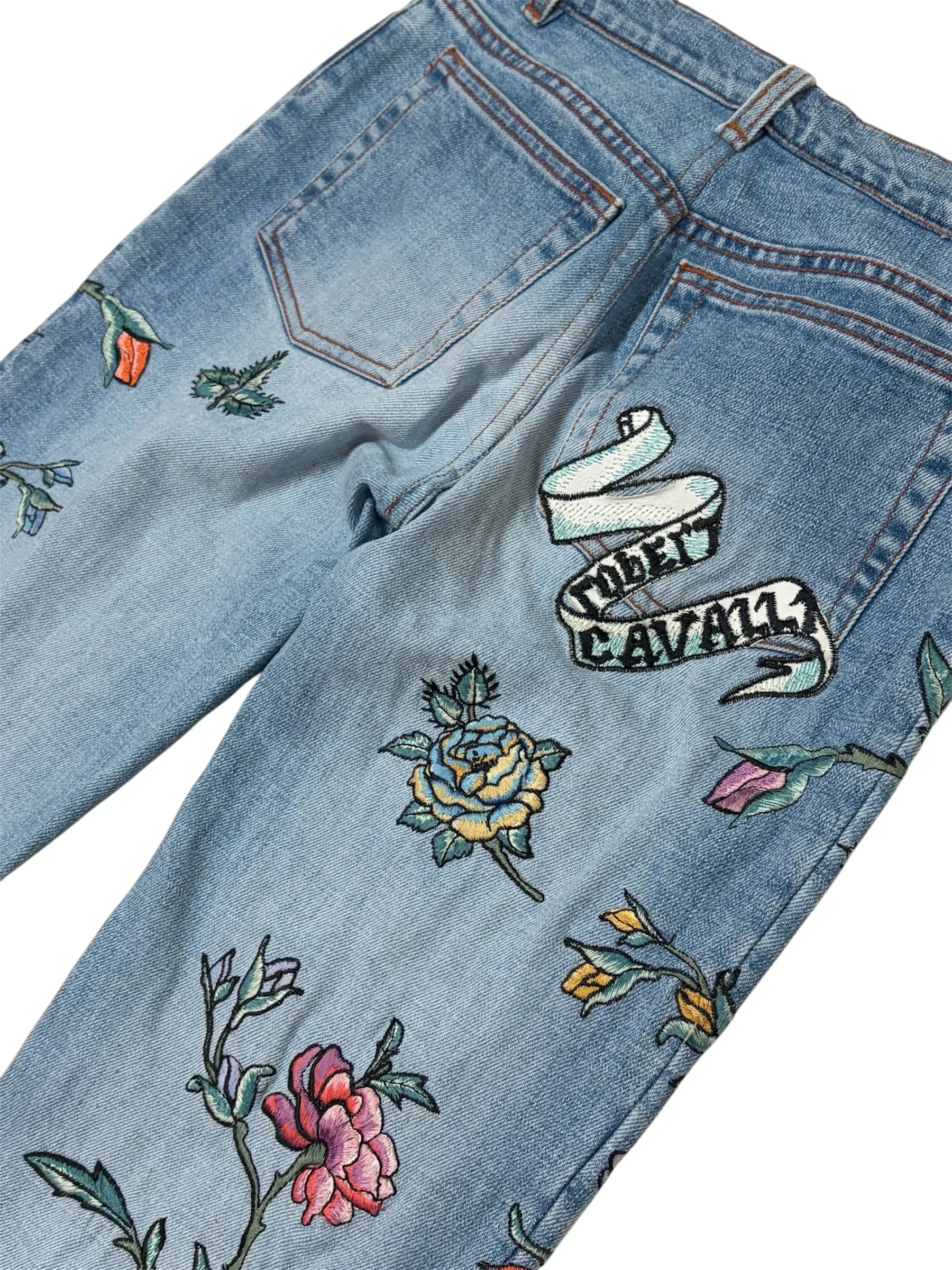 ROBERTO CAVALLI FLOWER JEANS7.JPG