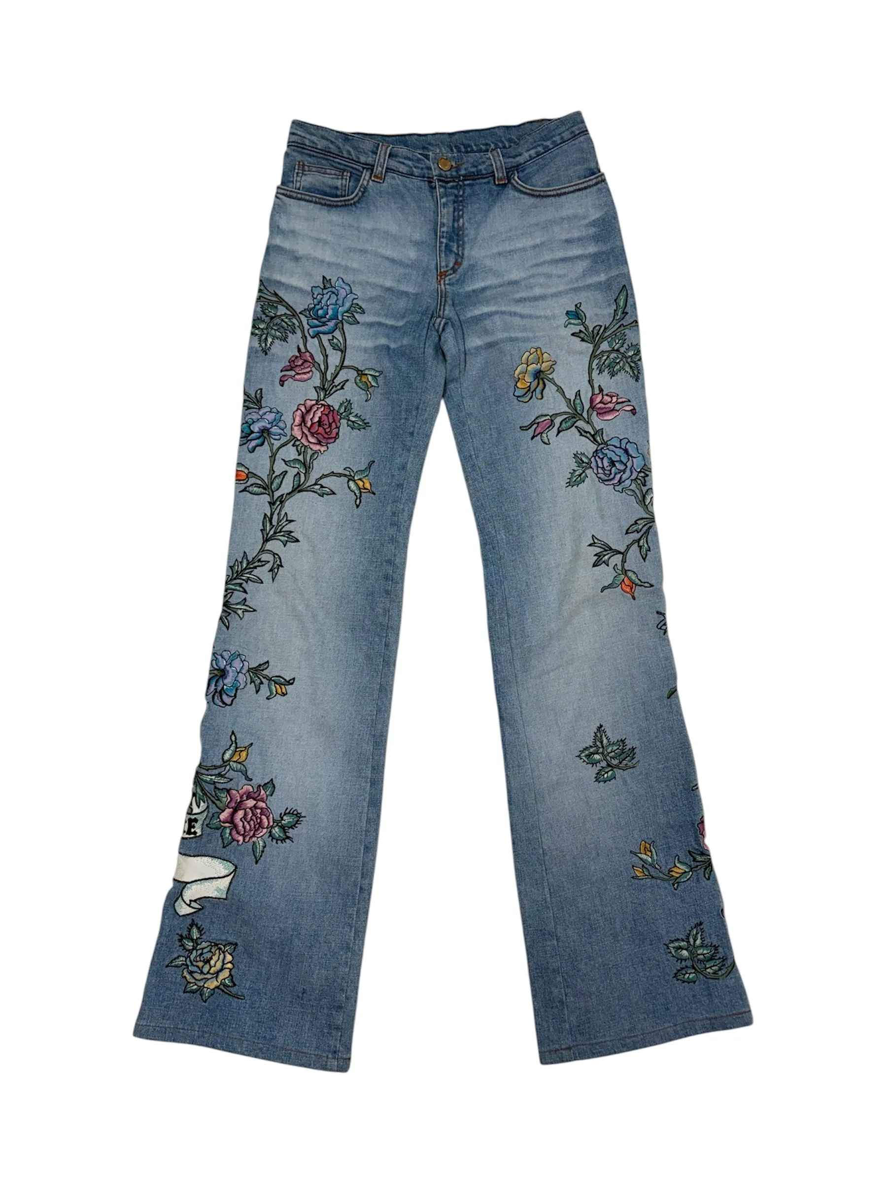 ROBERTO CAVALLI FLOWER JEANS1.JPG
