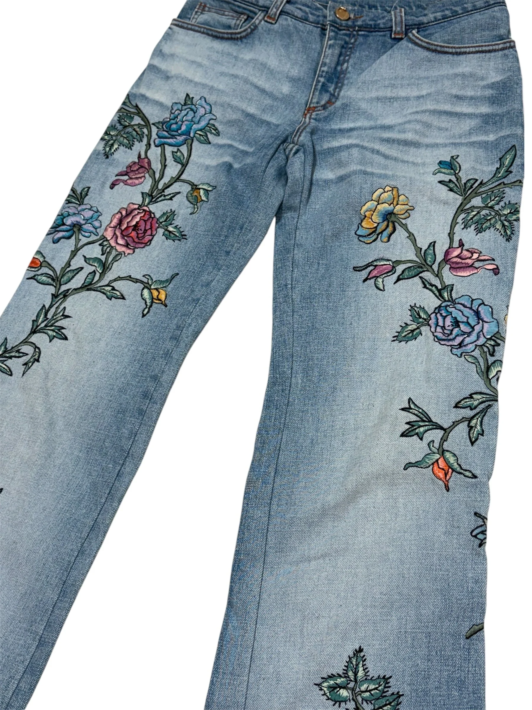 ROBERTO CAVALLI FLOWER JEANS2.JPG