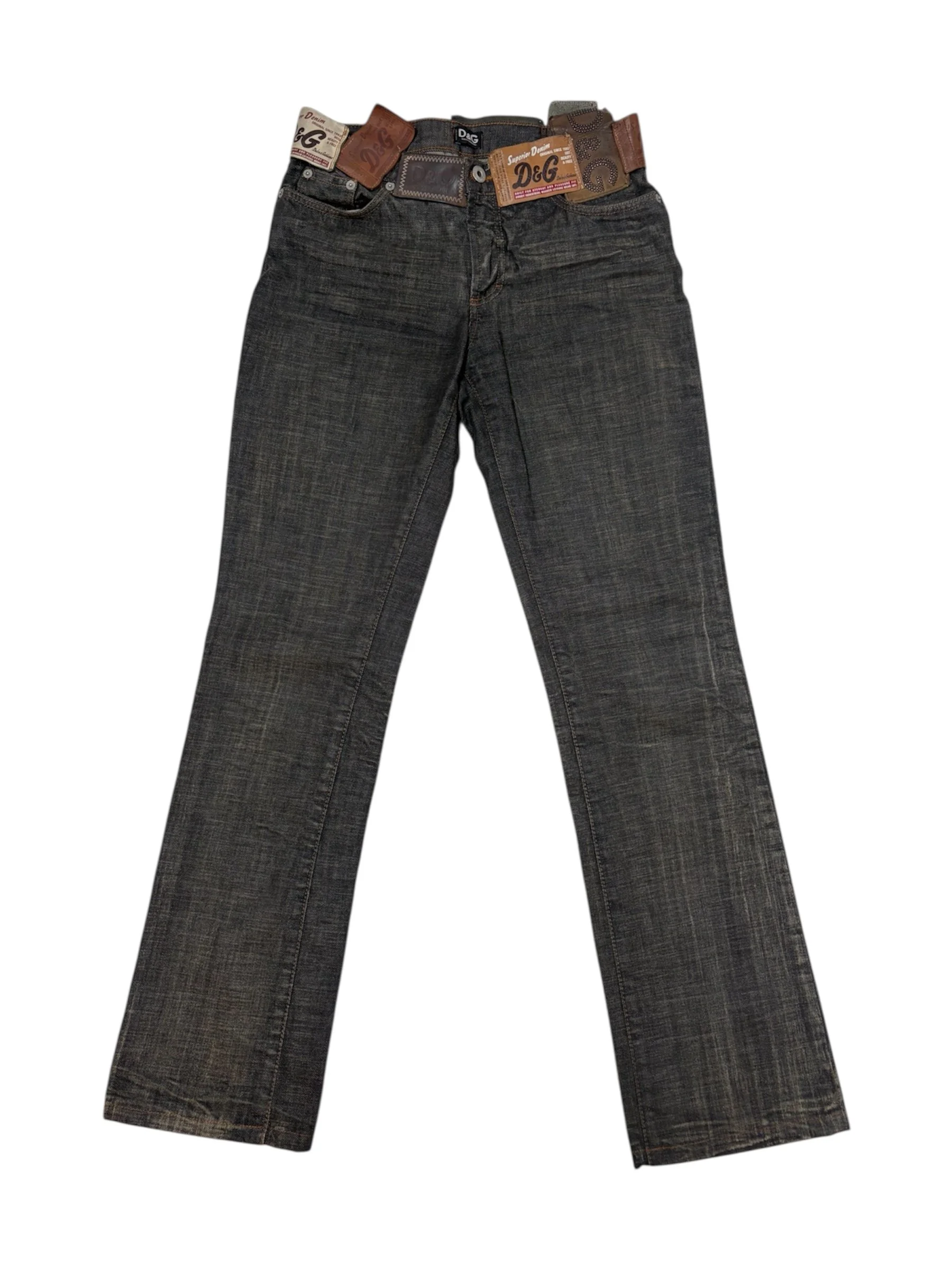 D&G AW2003 Multi Tag Jeans