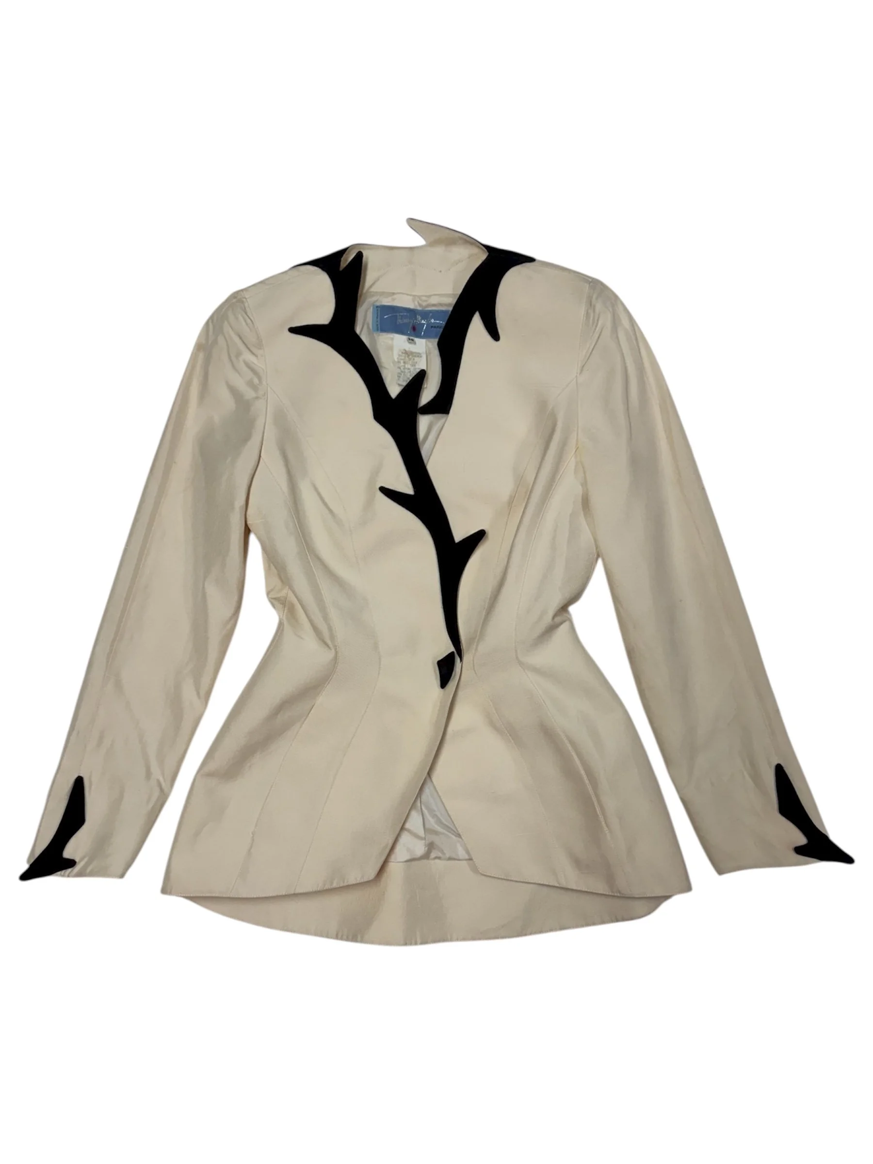 Thierry Mugler SS98 White Blazer