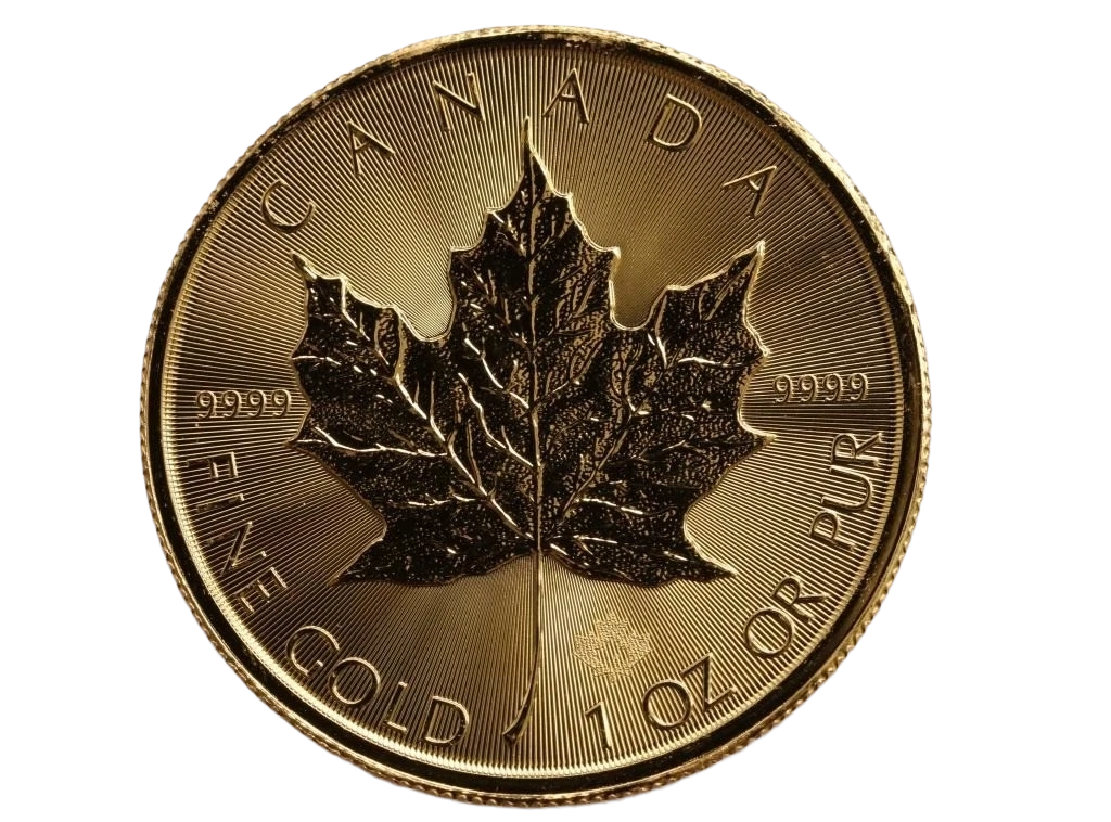 1 oz Gold Maple Leaf $50 2018 Royal Canadian