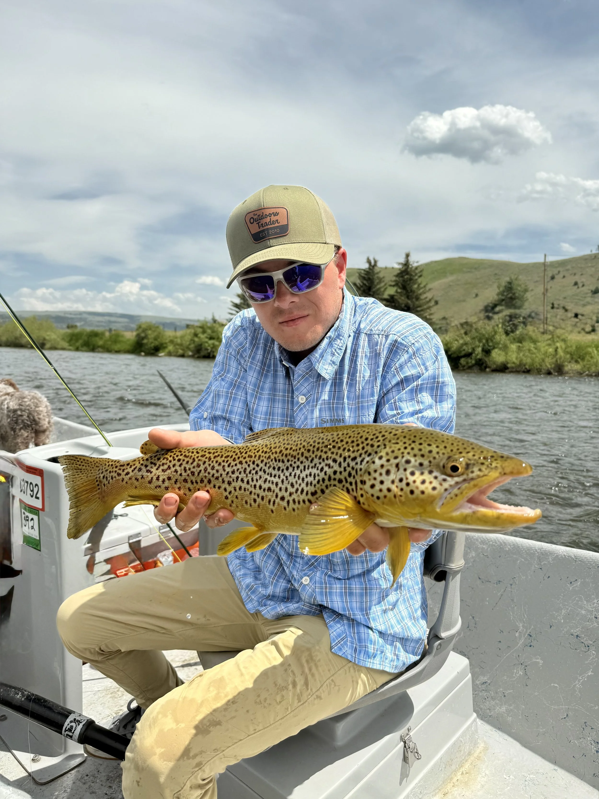 Guided trout fishing trip on the Madison River in Montana