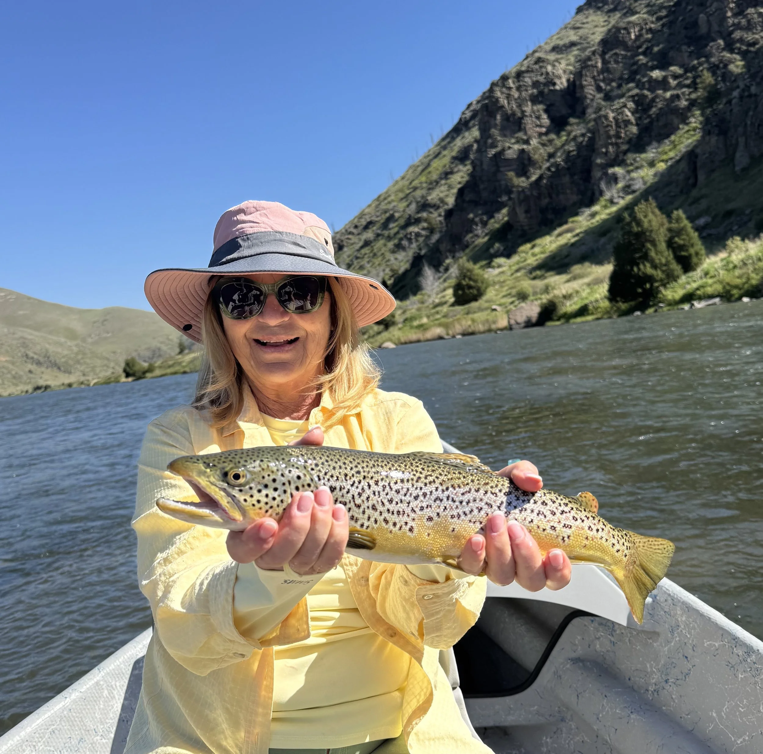 Guided trout fishing trip on the Madison River in Montana
