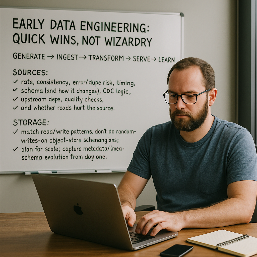 Early Data Engineering: Quick Wins, Not Wizardry