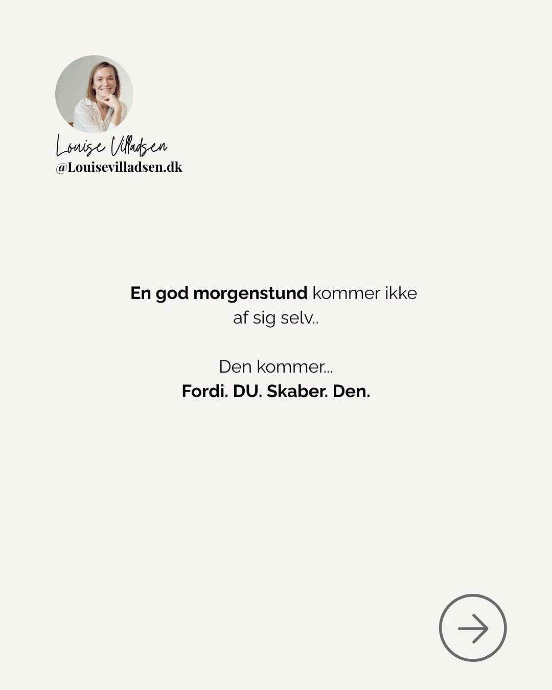 Kun DU kan tage lederskabet hjem i familien 🤍 
Det kan dine b&oslash;rn ikke. 

Tag lederskab ved at l&aelig;re at:
- Stoppe op 💛
- &Aring;nde op 💛
- Og samle op 💛

Sm&aring; &aelig;ndringer i dig, skaber store &aelig;ndringer i dem. 

👉 Vil du 