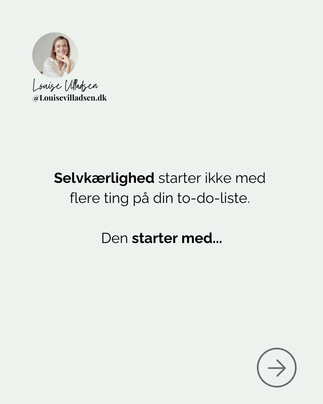 👉 I mit univers kommer mor f&oslash;rst 💛💛💛

Selvk&aelig;rlighed starter ikke med store planer, nye vaner eller lange ritualer. 

Den starter med noget meget mere n&aelig;nsomt og realistisk:

👉 nemlig at f&aring; &oslash;je p&aring; det, du all