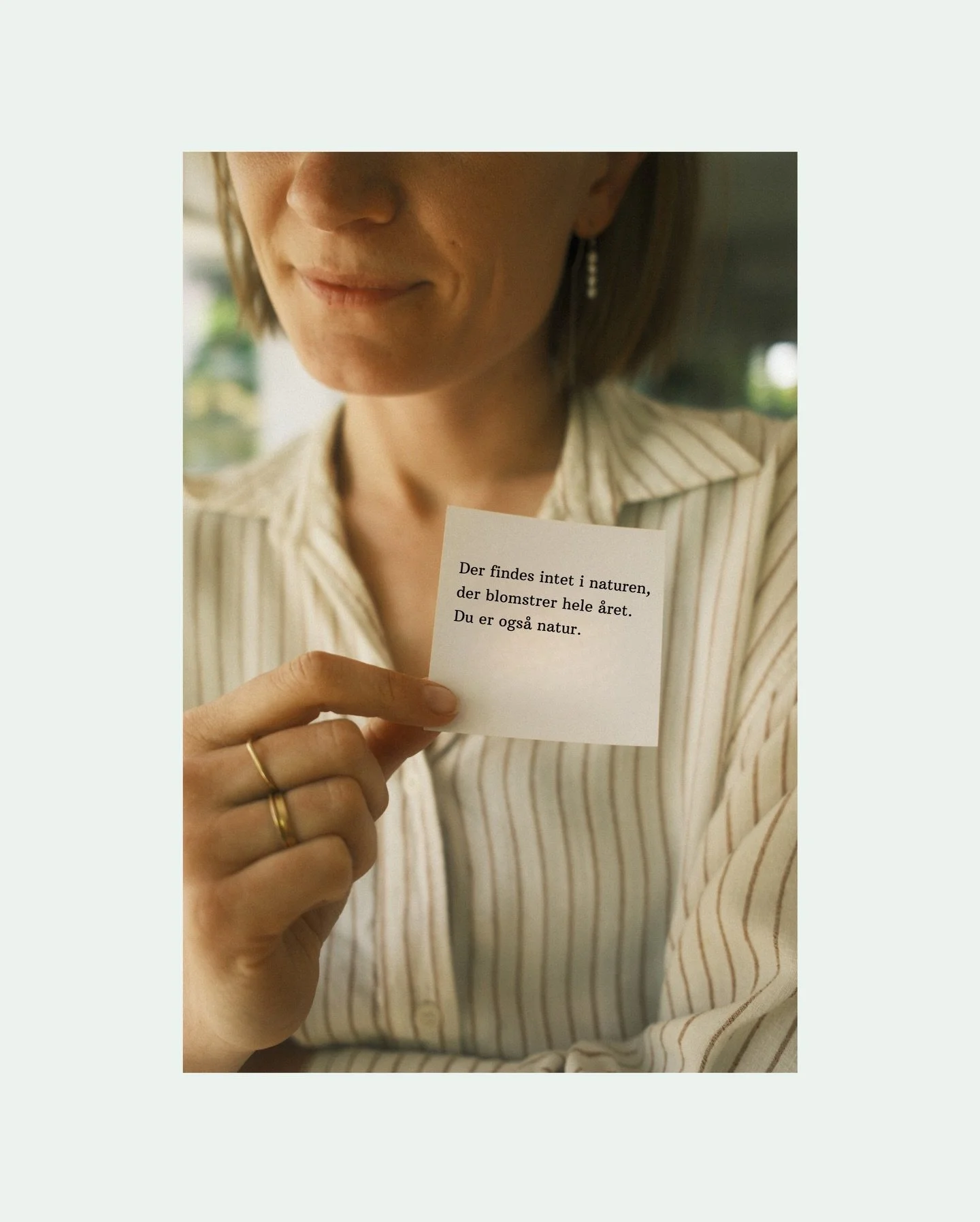 Pr&oslash;ver du at leve uden vinter!? 🫣🤥

Altid v&aelig;re p&aring;.
Altid have overskud. 
Altid f&aring; det hele til at h&aelig;nge sammen 🤯

Der findes intet i naturen, 
der blomstrer hele &aring;ret. 

Og &aelig;rligt ❣️

Vi m&oslash;dre l&ae