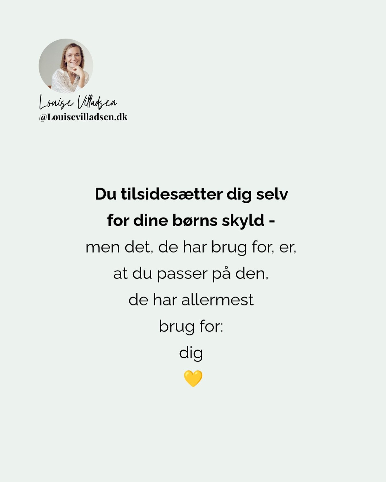 Vi er helt enige om, hvor vigtigt det er at v&aelig;re der for vores b&oslash;rn. Rumme dem, regulere dem og v&aelig;re n&aelig;rv&aelig;rende med dem 🤥

Men midt i alt det, vi g&oslash;r for vores b&oslash;rn, kan vi komme til at glemme den, der bl