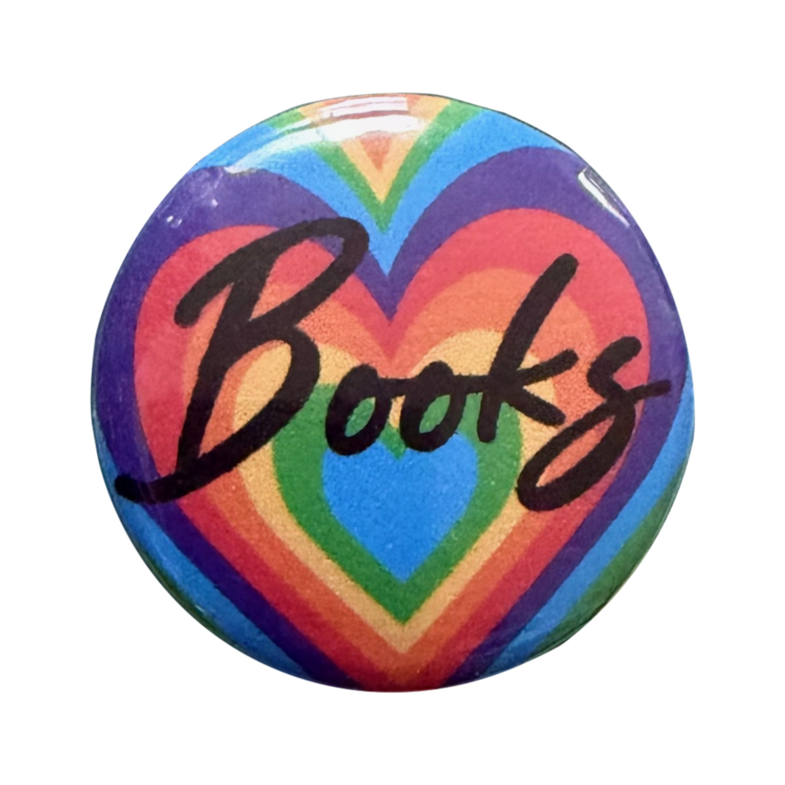Rainbow Books Pin
