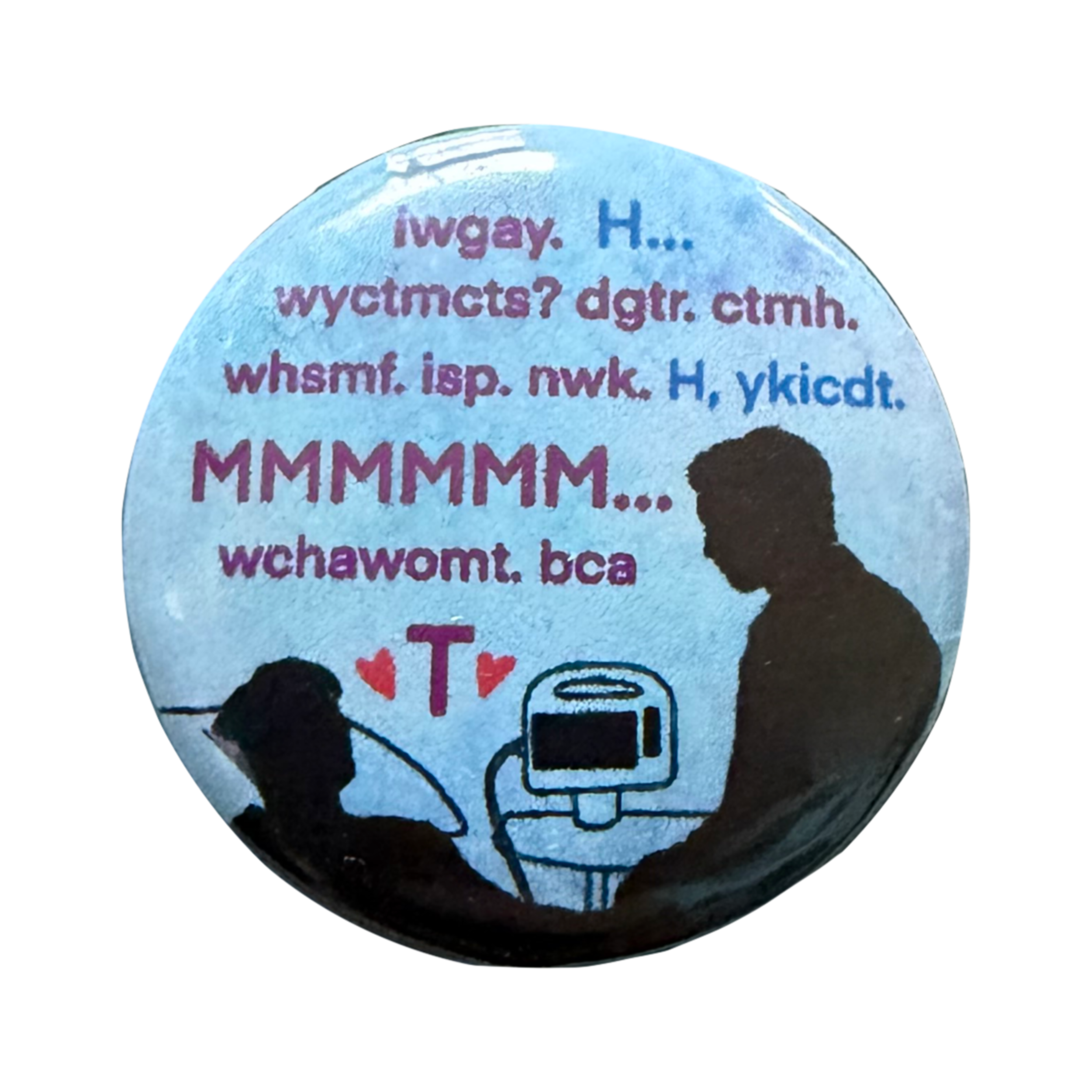 Hockey Romance Quote Pin