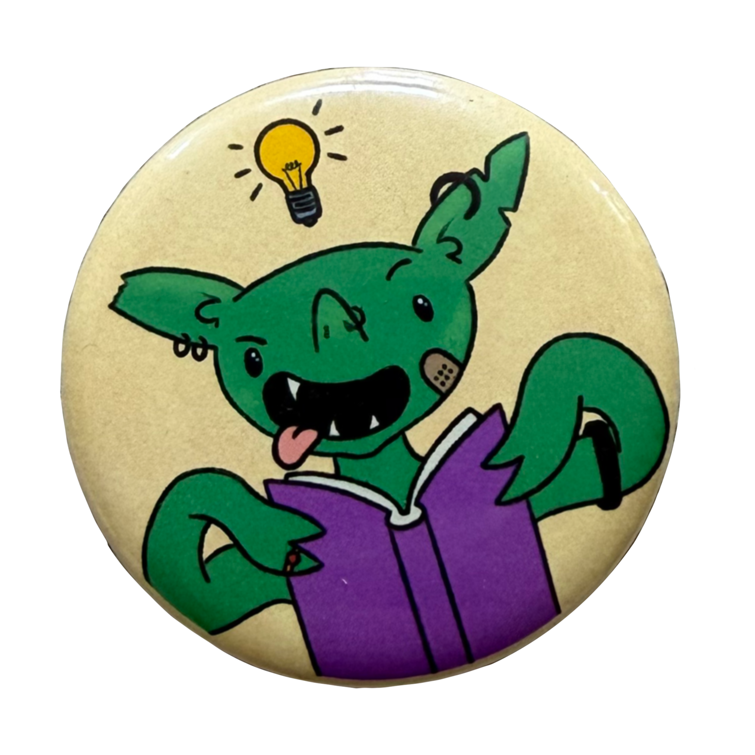 Reading Goblin Pin