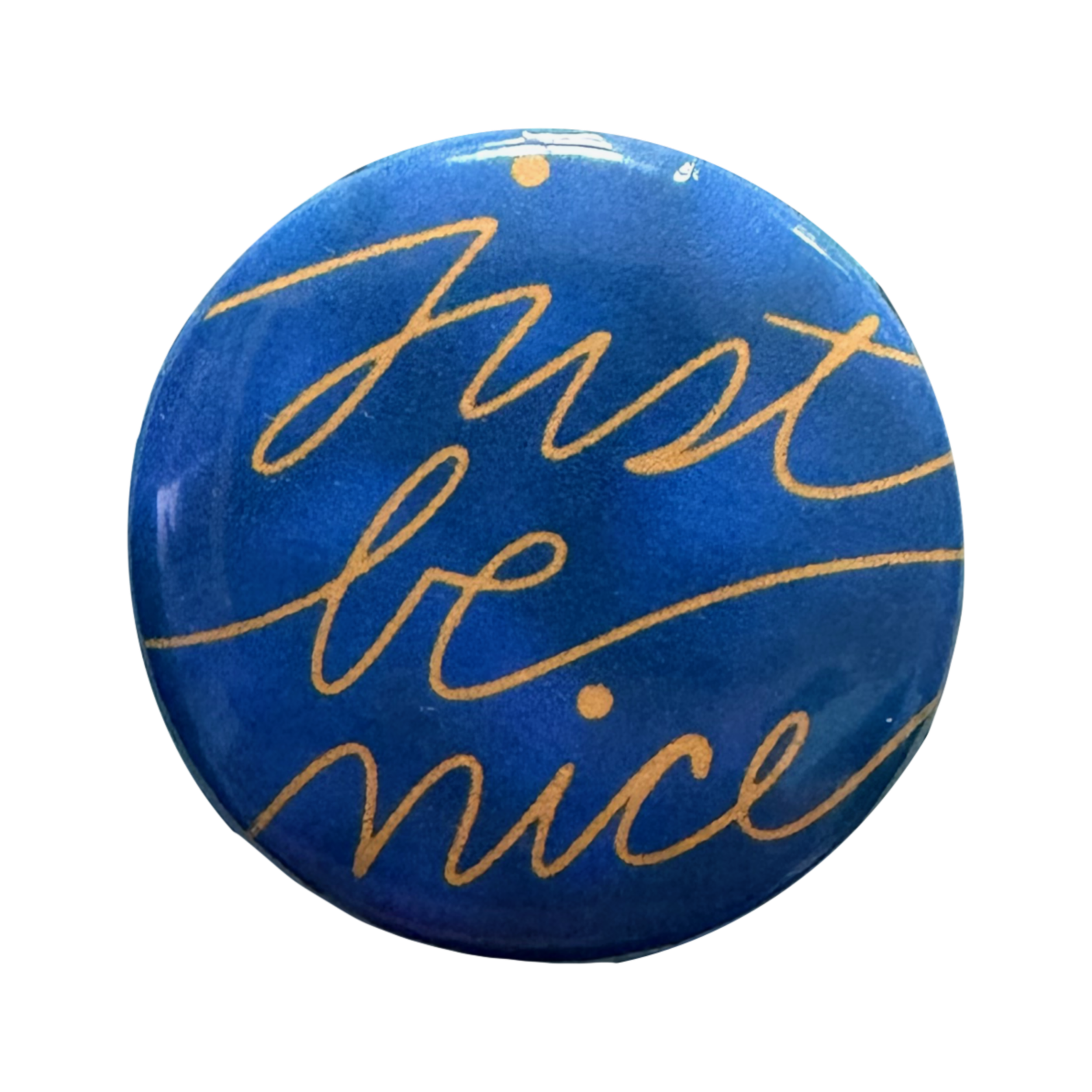 Just Be Nice Pin