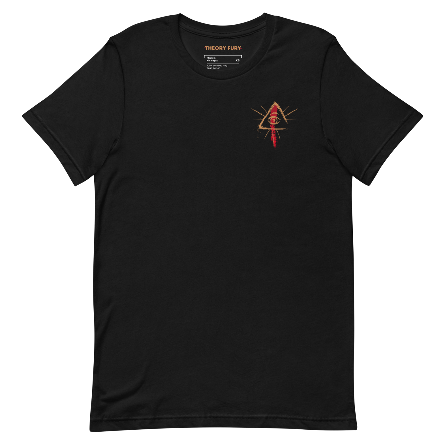 Funny Reagan economy satire black shirt with bold political protest design.