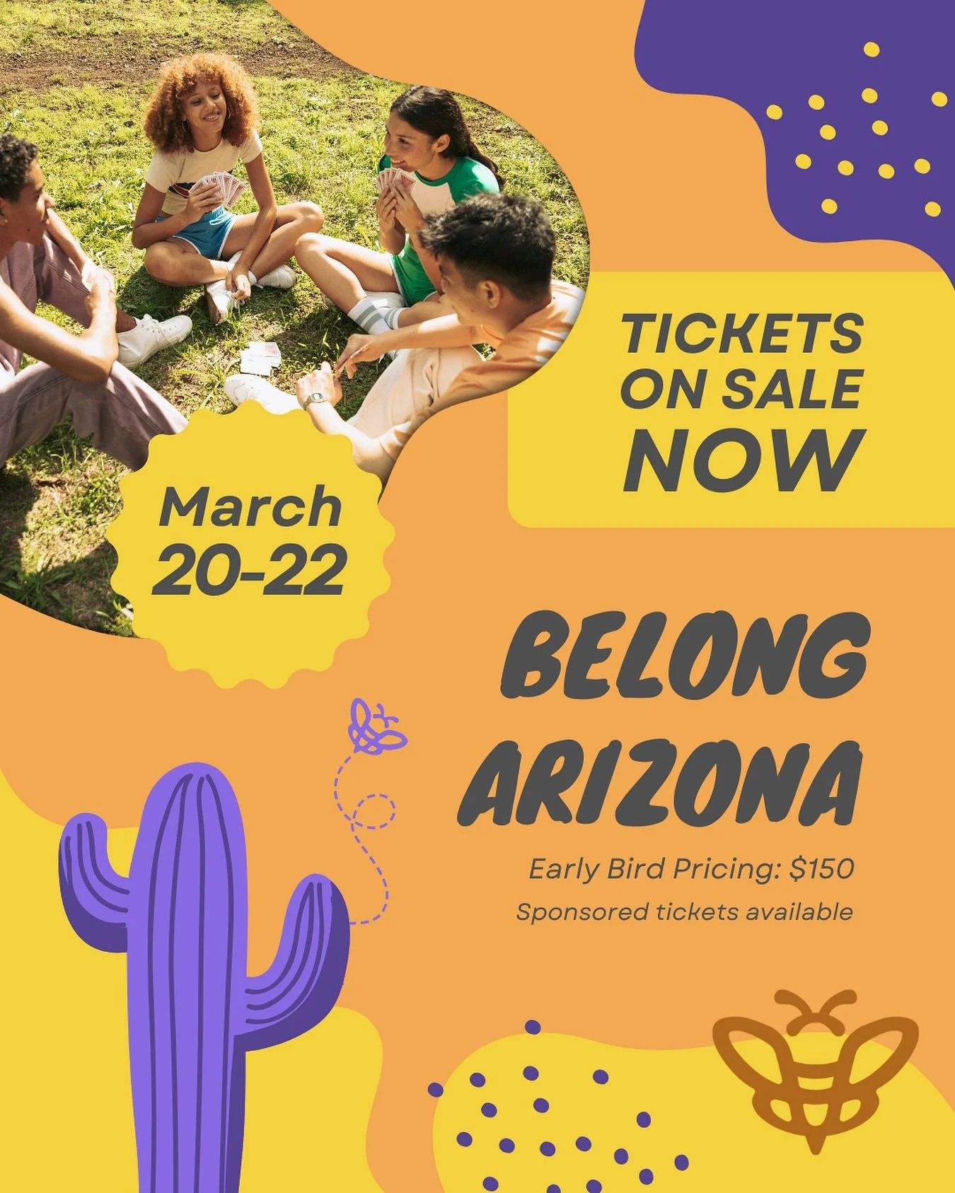 It&rsquo;s official! Belong is coming to Arizona this March. Tell all of your friends! Tickets are available now, more info on the website. We also need volunteers! Get in touch if you&rsquo;re interested in becoming a counselor, volunteering with us