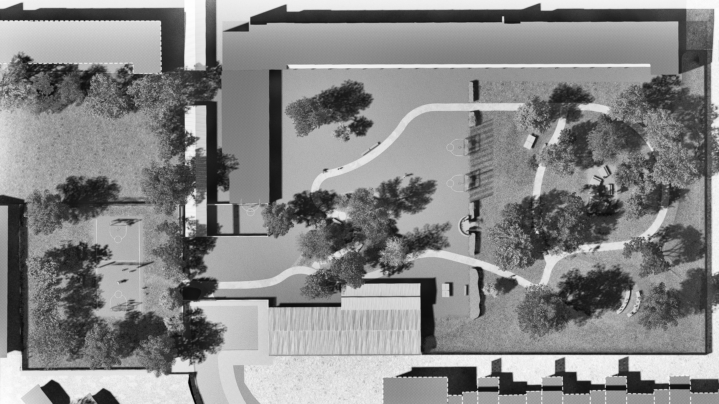 Marie Le Passage d'Agen, 2025 - Conception paysagère, 2D et 3D, dossier de visualisation