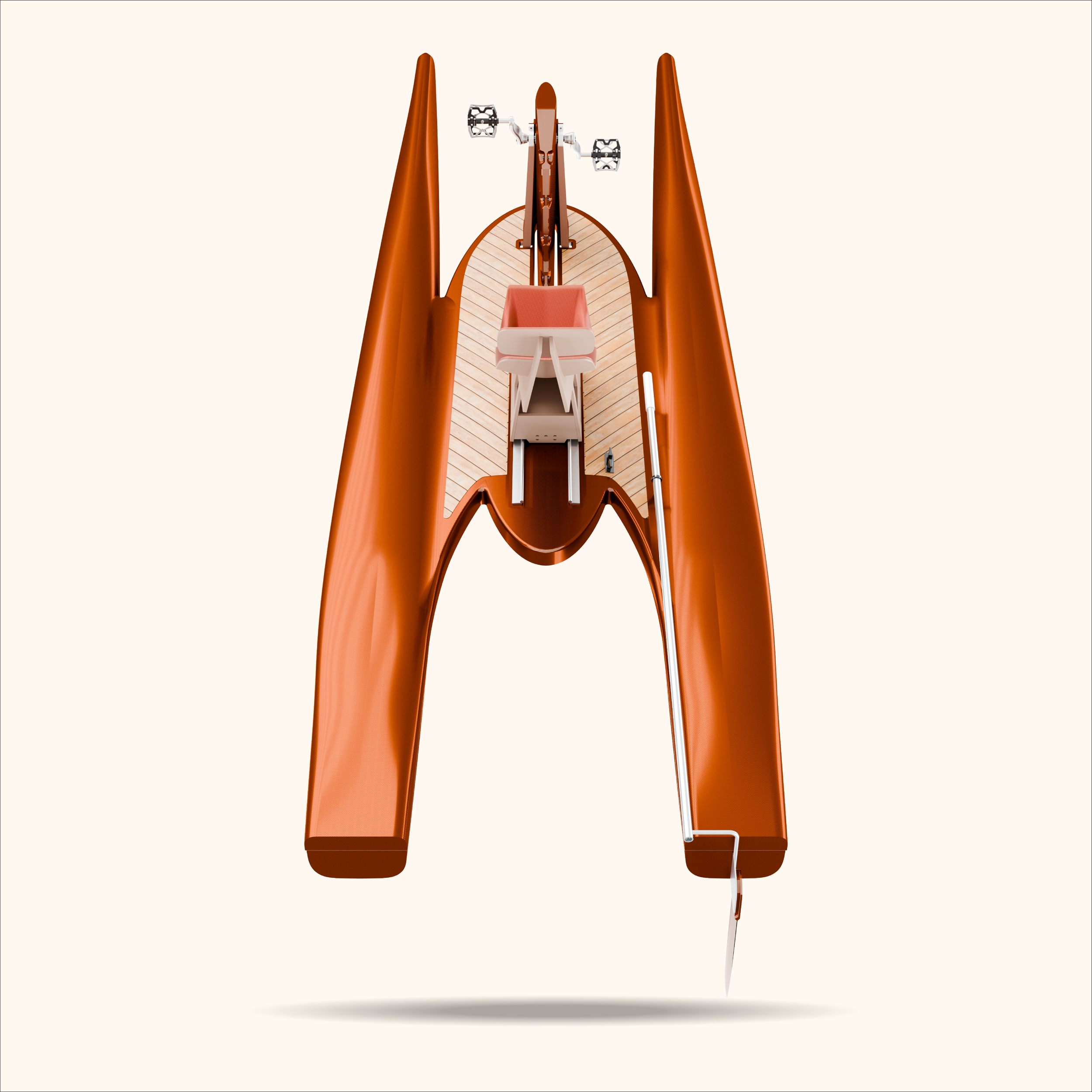 pédalo sprinteau dessus