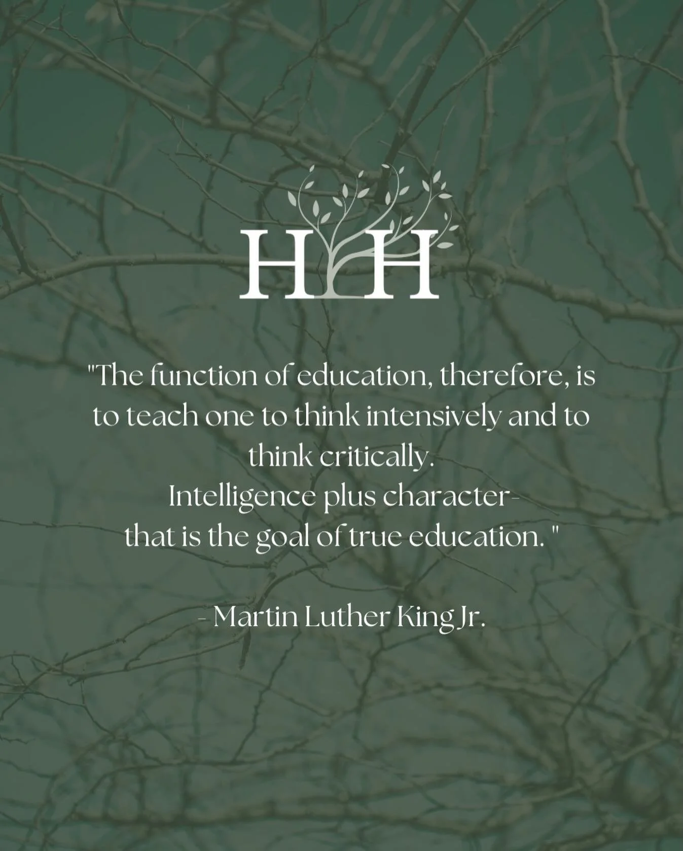 There will be no school on Monday in observance of Martin Luther King Jr. Day. Headington Hill Classical Academy honors Dr. King and his enduring legacy. 

Enjoy your day, and we look forward to seeing students back on Wednesday!

#hhca  #headingtonh