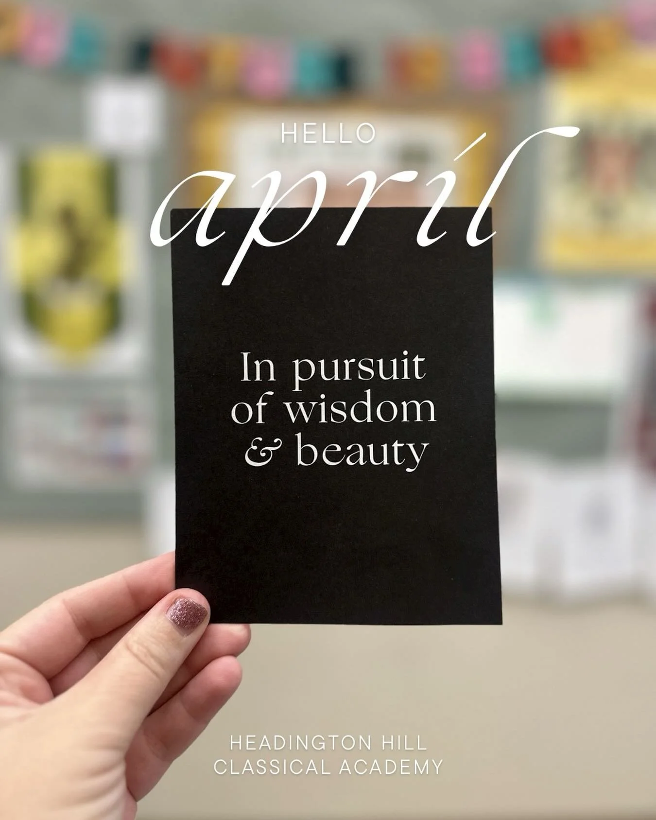 🌸 April Upcoming Events at Headington Hill Classical Academy

April is here, and we have a full calendar of exciting events ahead!

🎉 Wednesday, April 1 &ndash; Spirit Day (Vacation Day)
No joke&mdash;Spirit Day is tomorrow! Come dressed up and sho