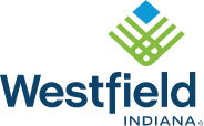 Logo of the City of Westfield, Indiana featuring stylized green and blue geometric shapes.