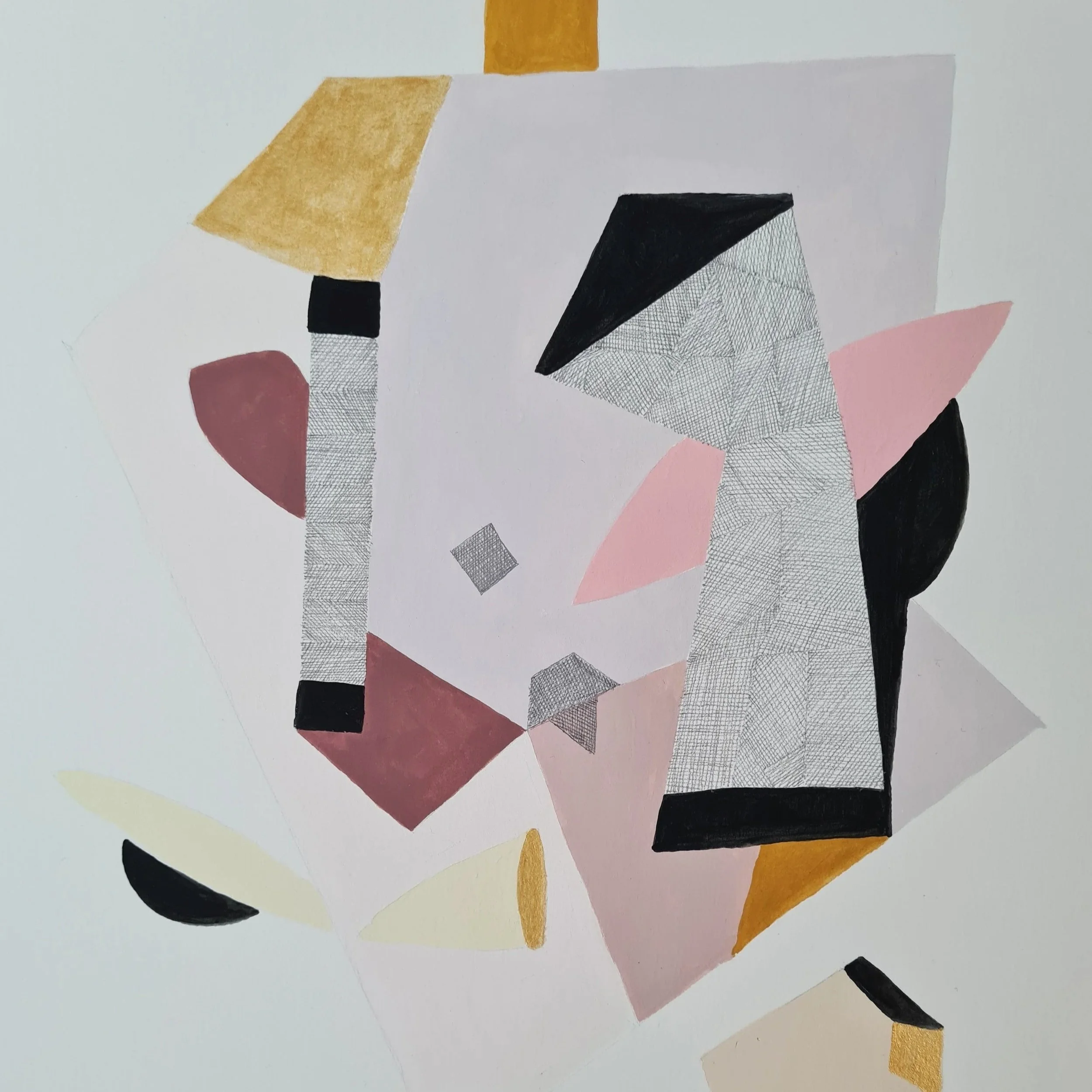 (2021) Gouache and pencil