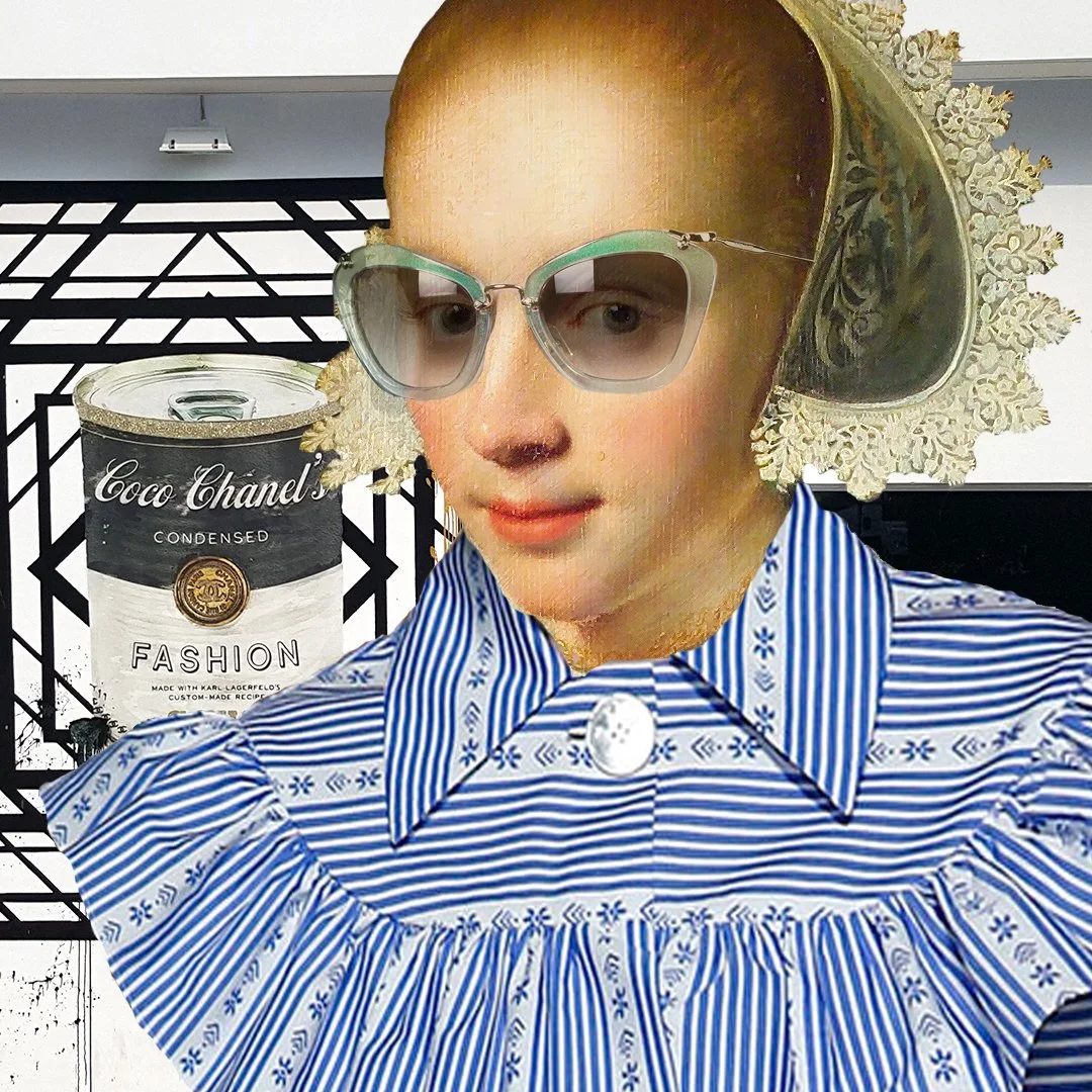 (2016) Multimedia collage; Jan Daemen Cool "Portrait of an unknown lady"