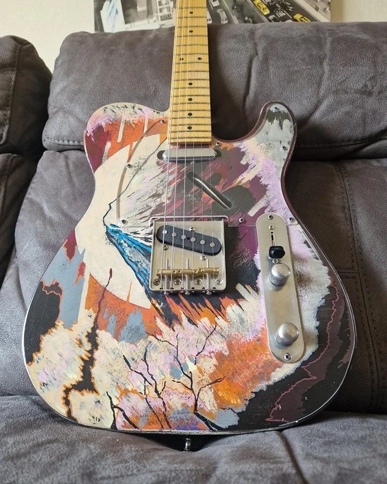 Daz has been tracking leads with this sexy @optguitars Mt Fuji tele! Looks, and sounds sexy AF! (The guitar, no Daz) he's been loving it so much another OPT/I.O.D project may be incoming!