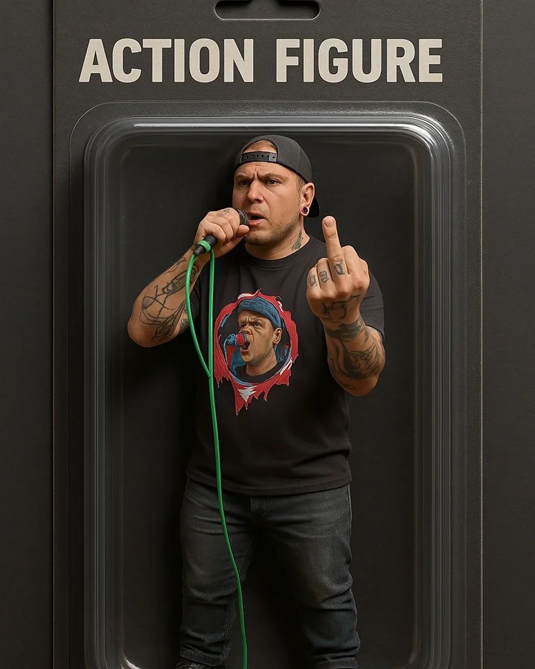 Limited run of I.O.D action figures! We reckon AI has done Bodhi dirty!