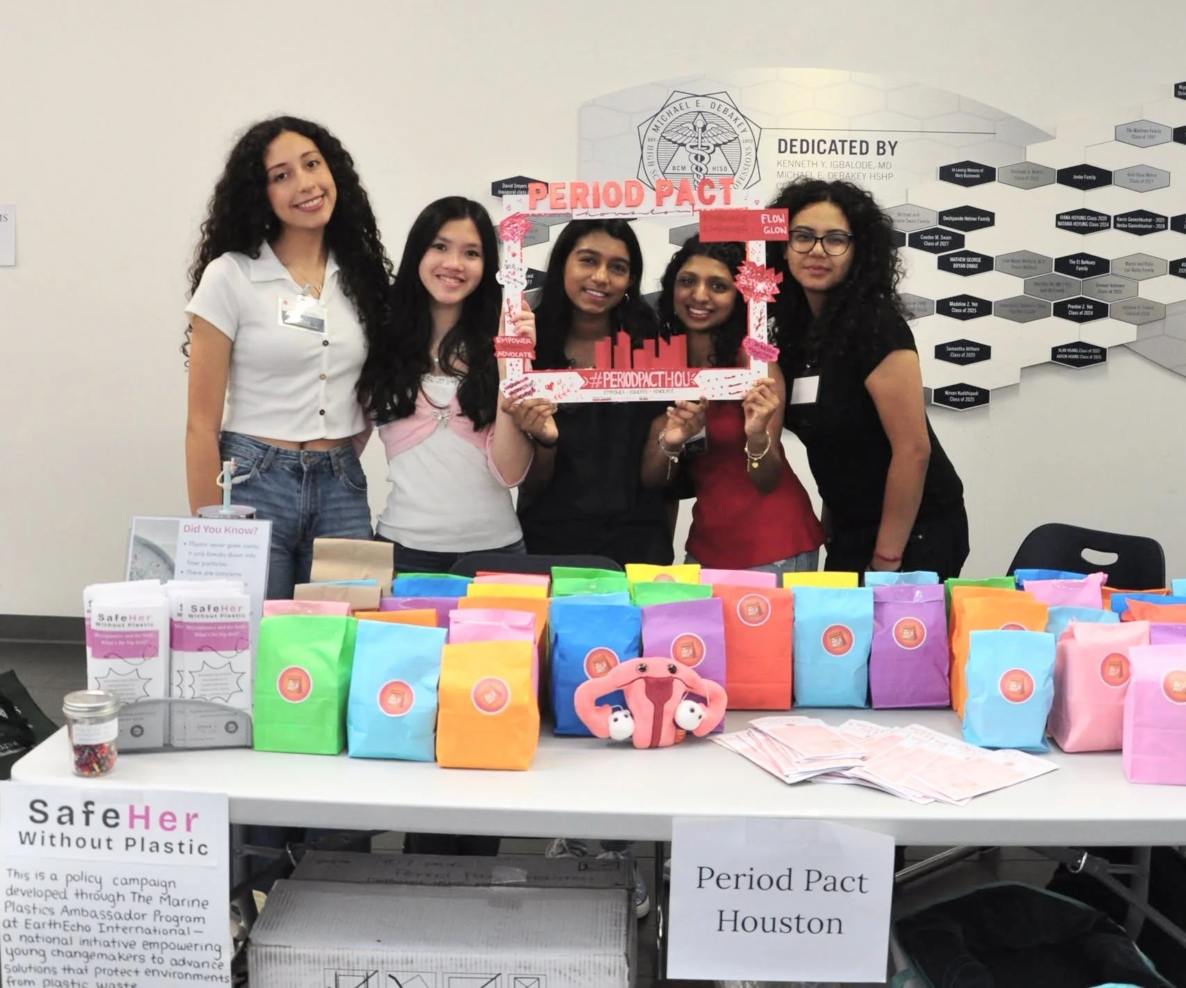 *6/20/26: DeBakey HSHP Health Fair. Hosted a booth with hygiene kit giveaways and educational brochures. 