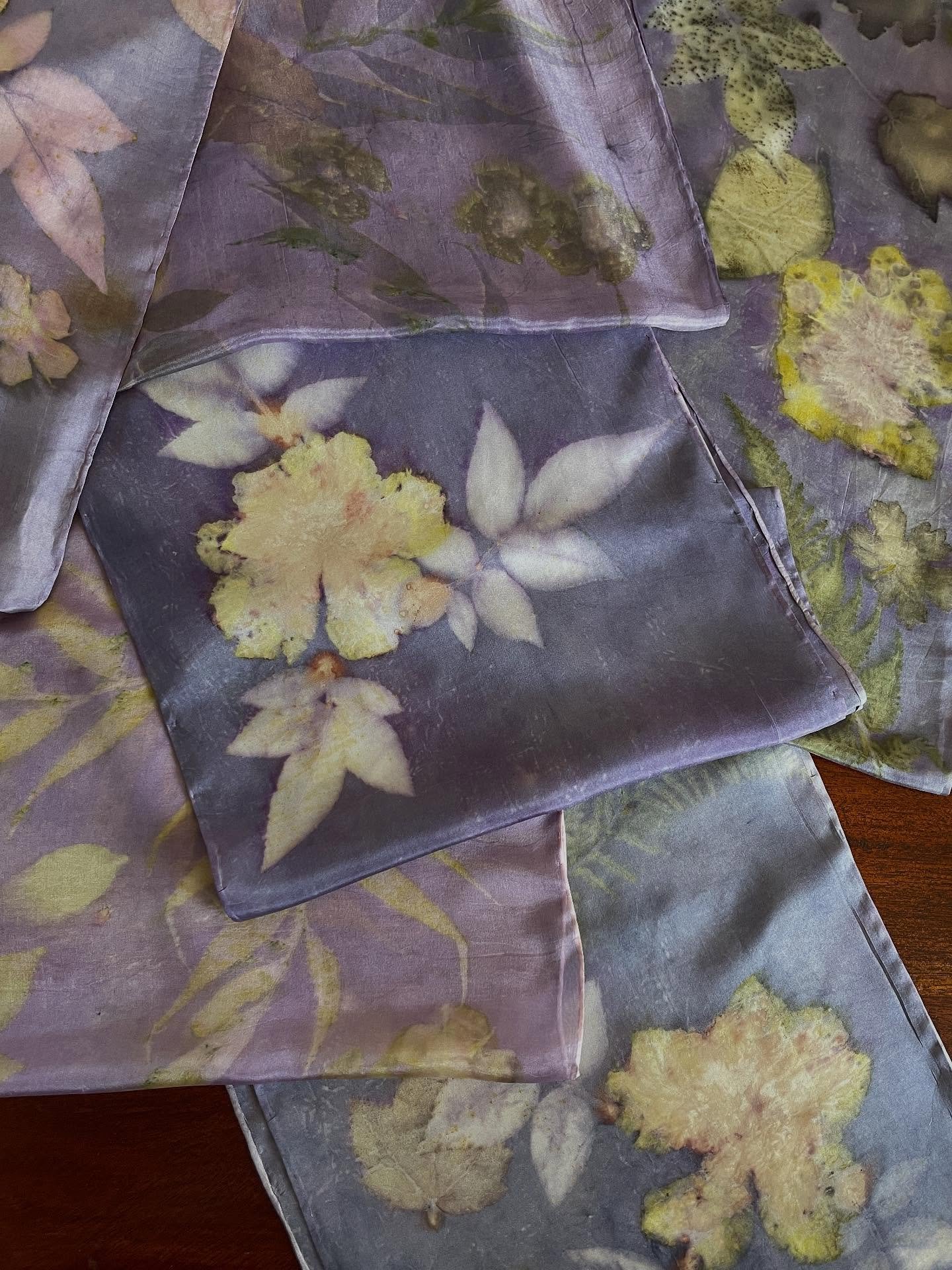 ❤️ Logwood ❤️ #purple #silkscarf #mauve #ecoprint #botanicalprint #naturalcolors #naturaldye