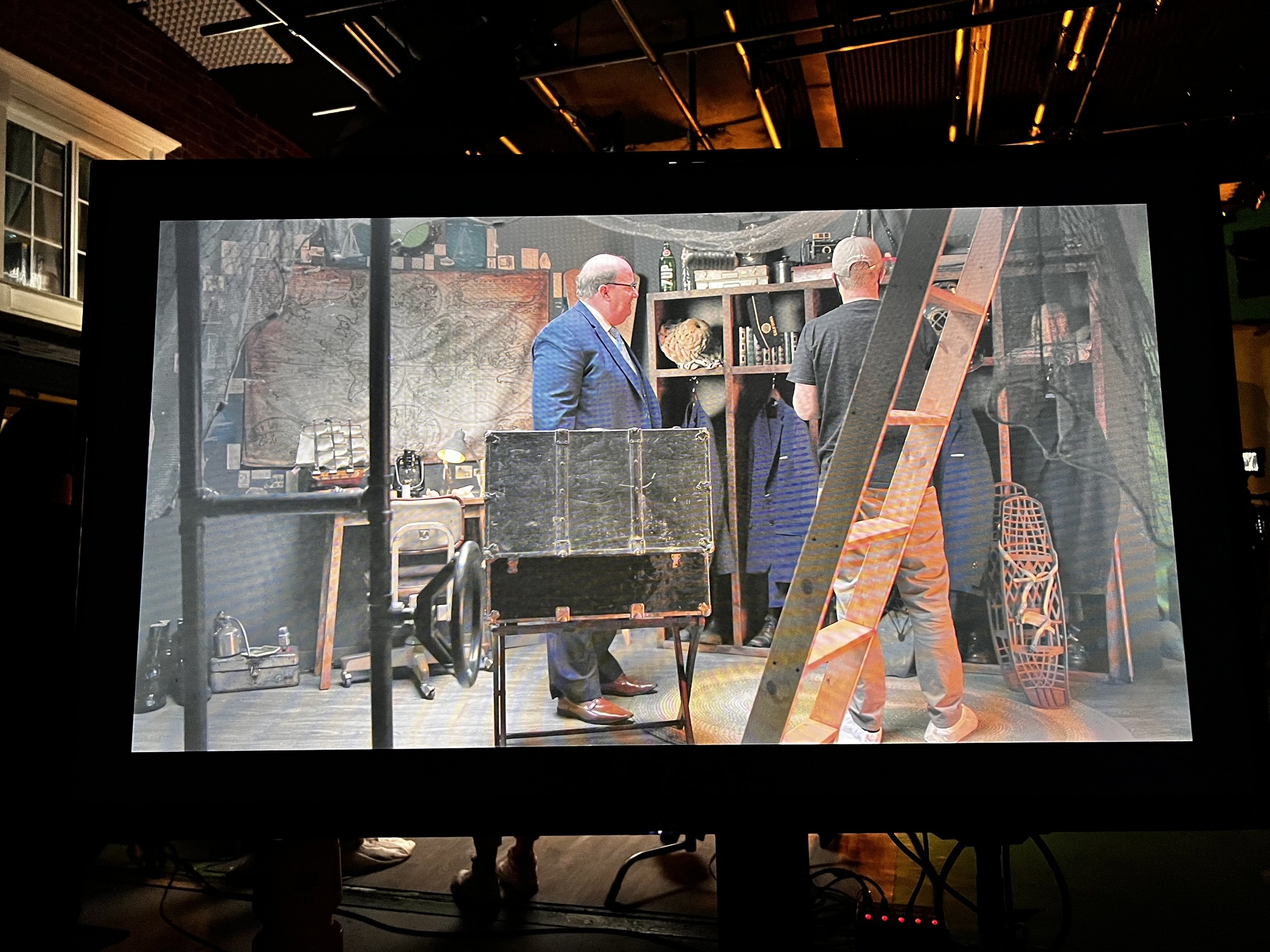 Completed set design constructed by the art department (Emory Peterson and Caterina Piccardo).