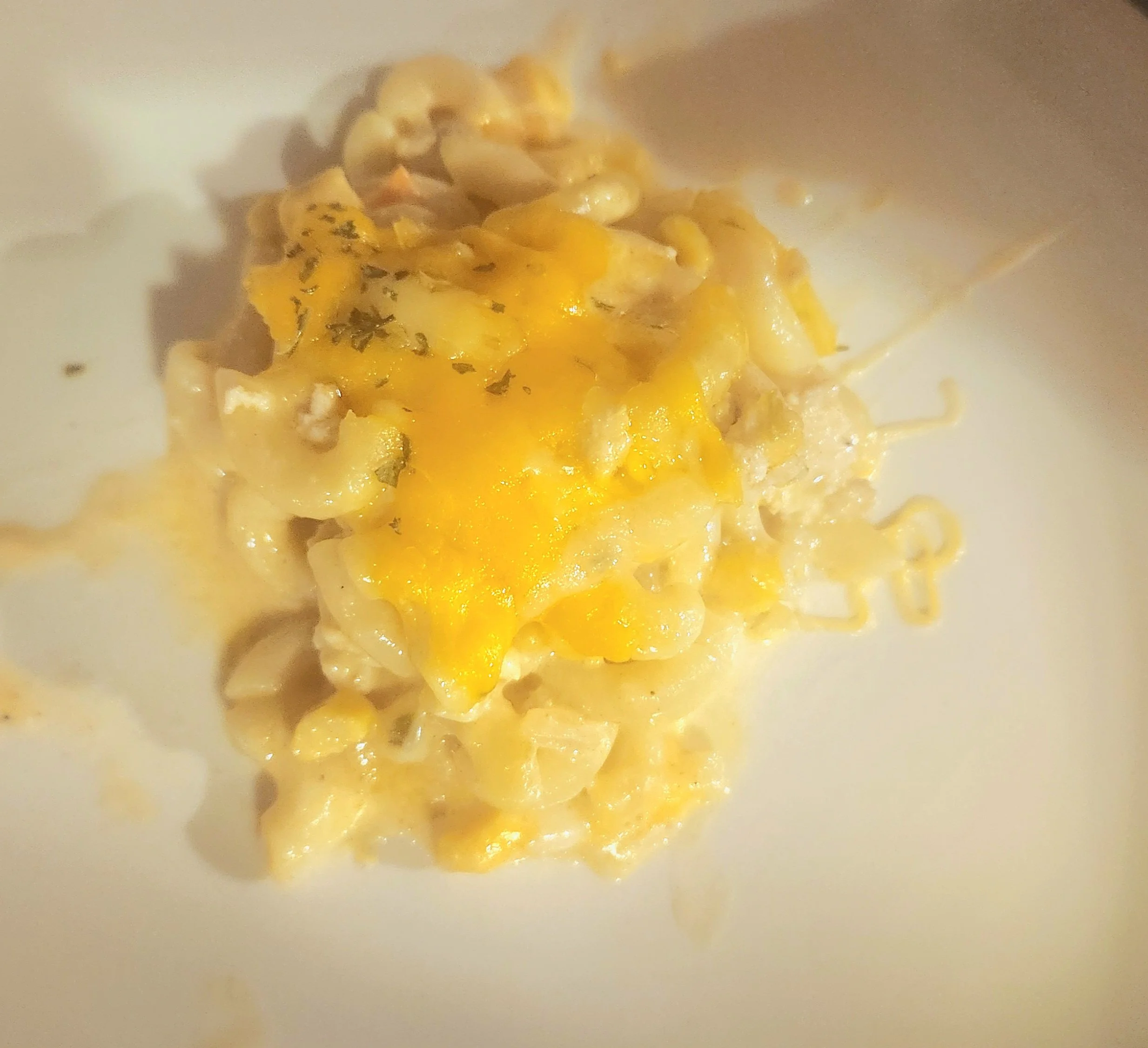 Cheesy Turkey Casserole Without Tomato Sauce or Beef