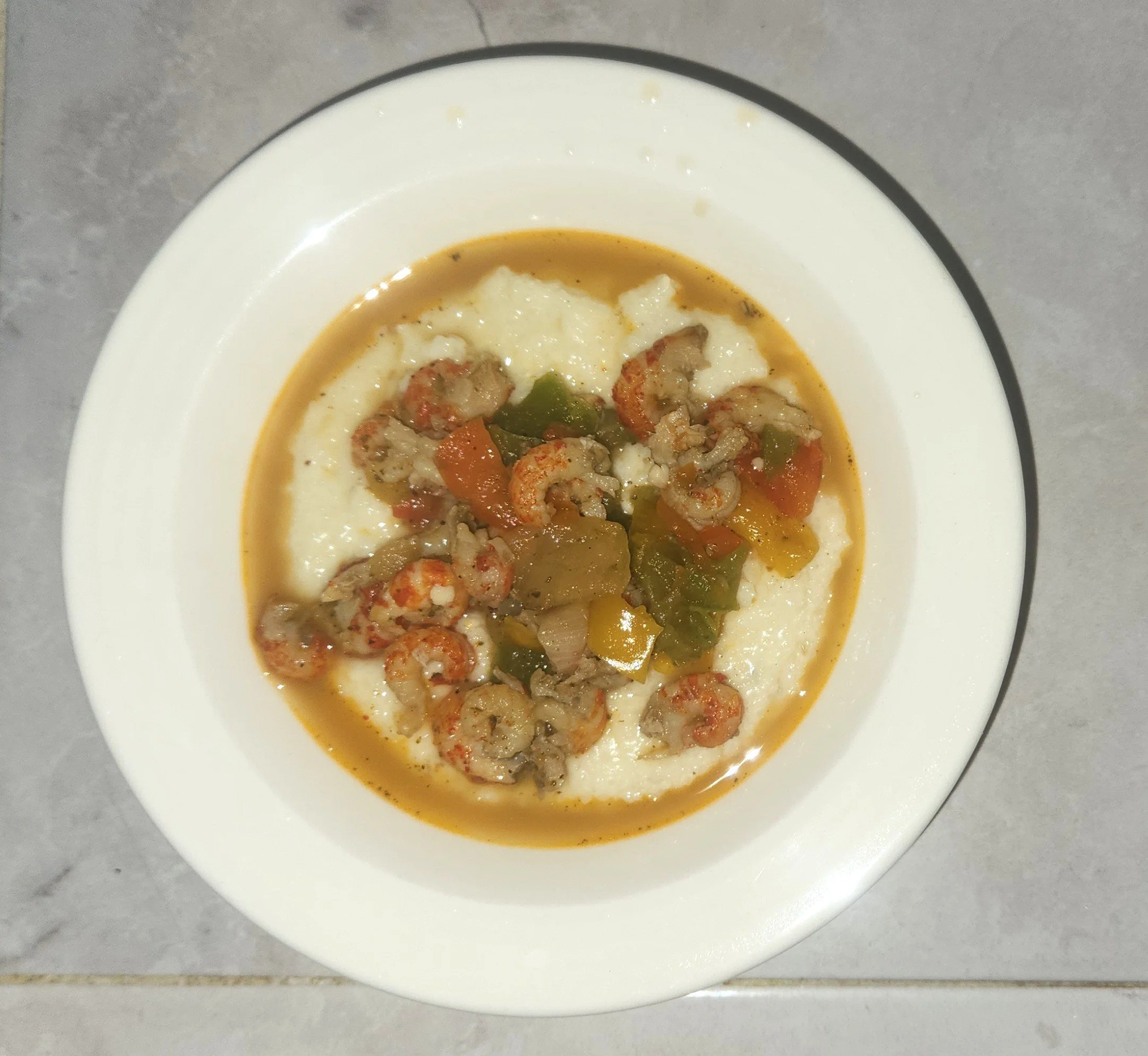 Southern crawfish n' grits
