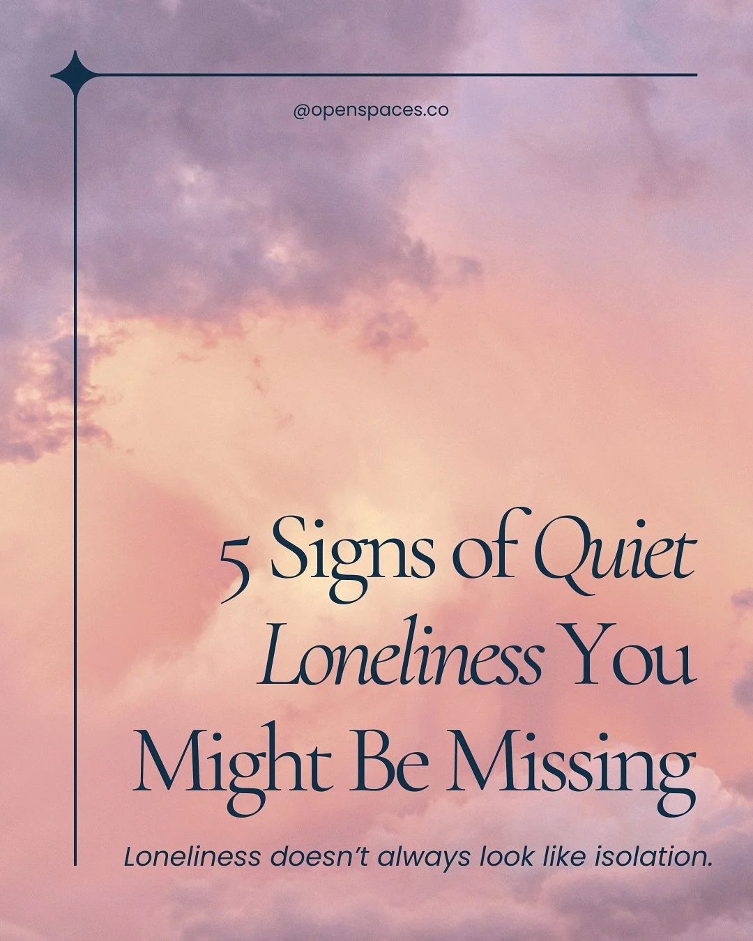 Can you relate to any of these 5? You&rsquo;re certainly not alone - and there&rsquo;s nothing wrong with you - but it doesn&rsquo;t mean you have to feel that way all the time. 🤍

Share this with a pal who might need it. 🫂
