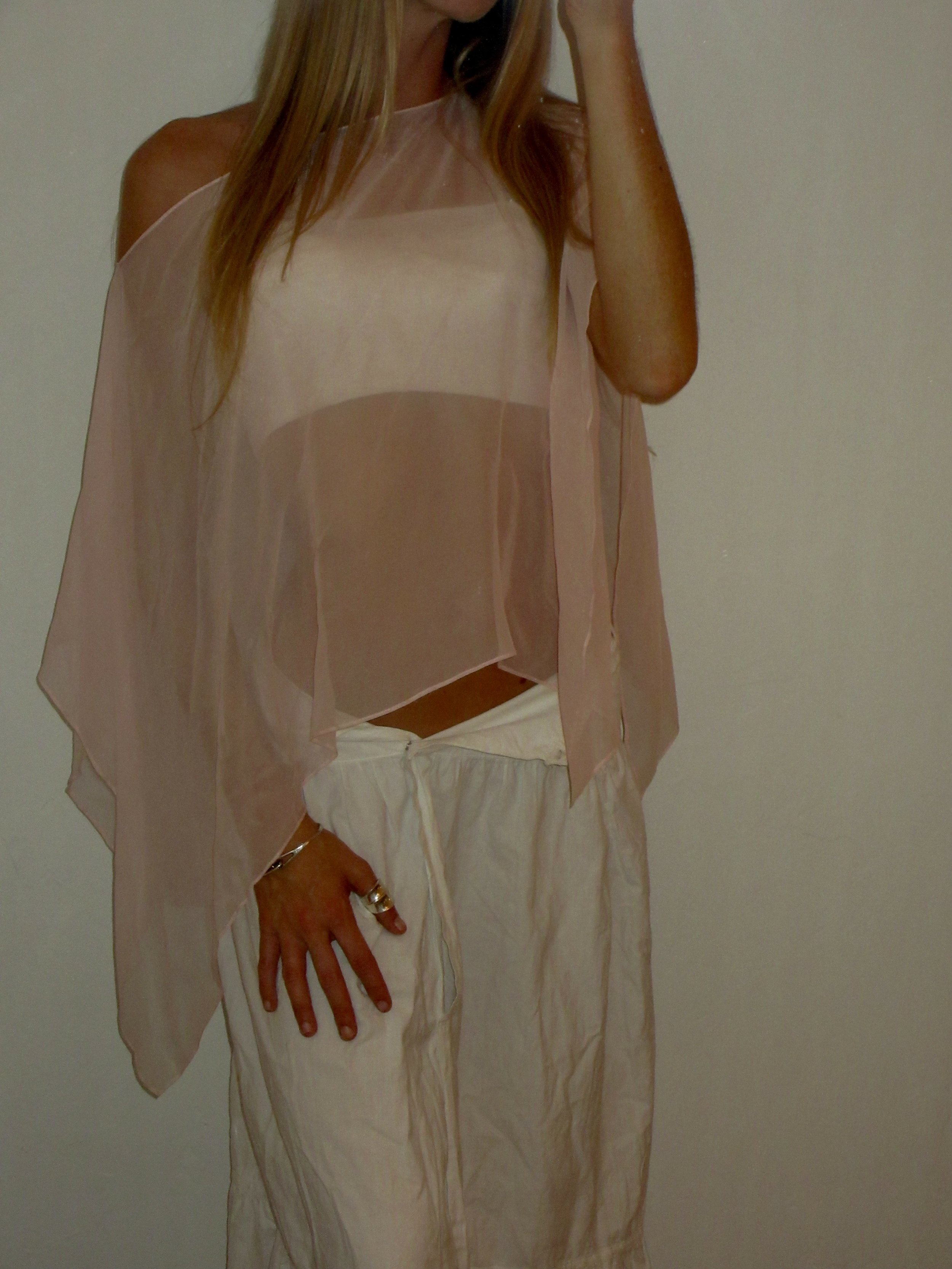 Vintage St. John Couture Silk Cape