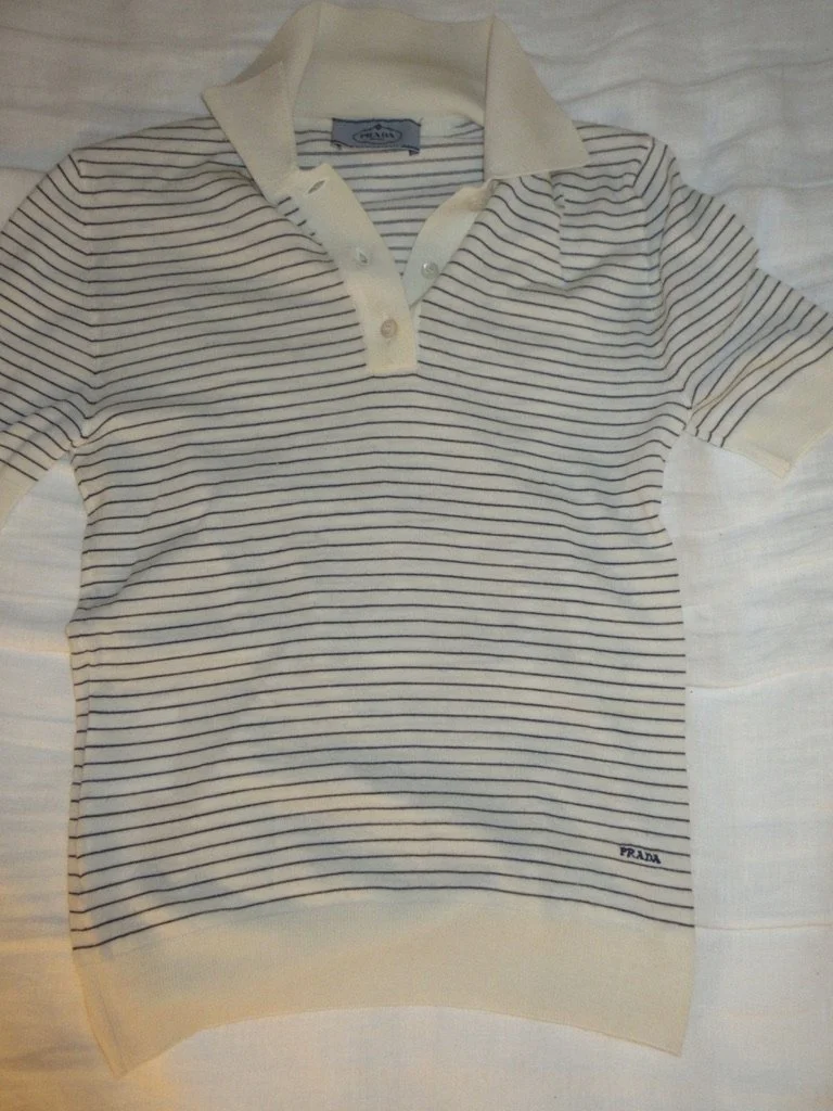 Vintage Striped Prada Tee
