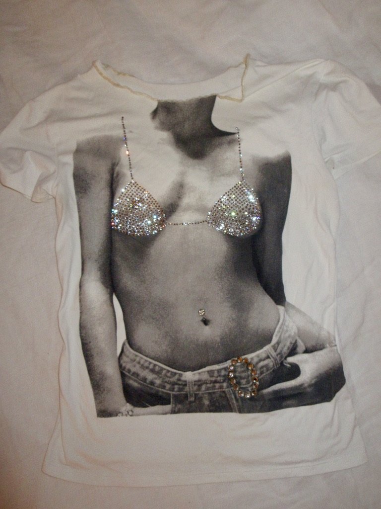 Rare BlueMarine x Swarovski Tee