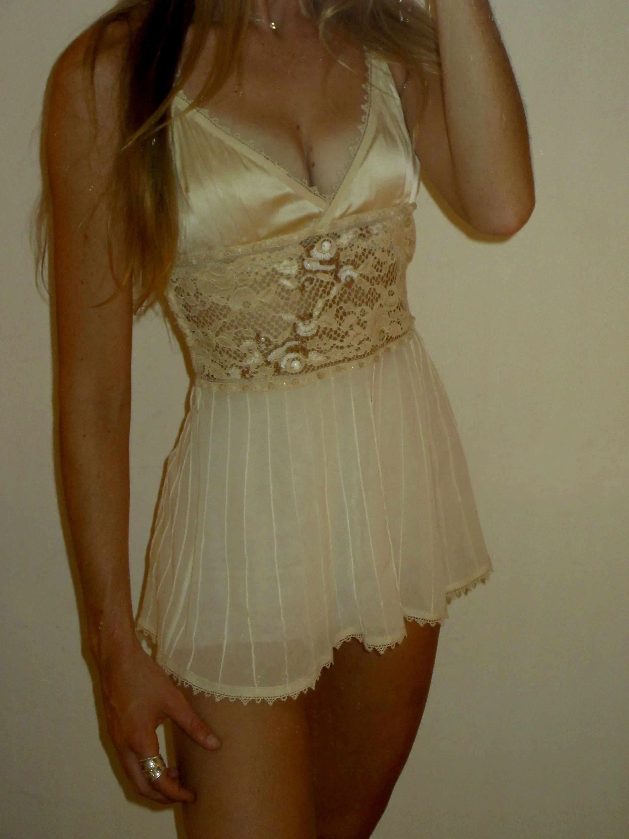 BluMarine 90s Silk Beaded Top