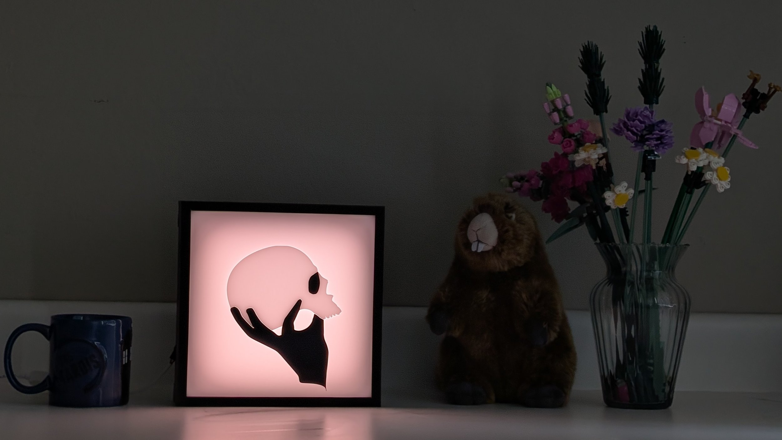 Hamlet “Alas, Poor Yorick” Lighted Shadow Box