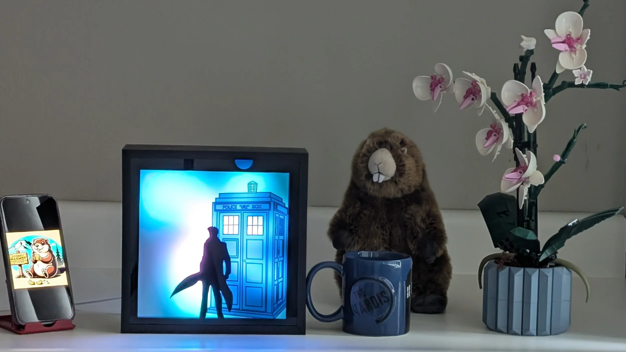 Doctor Who – The Doctor & TARDIS Lighted Shadow Box