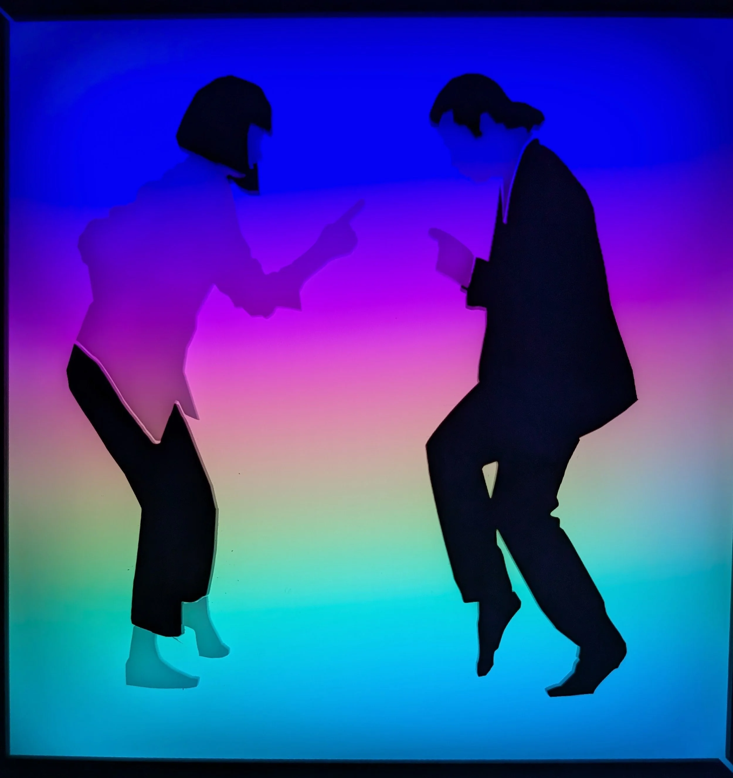 Pulp Fiction Fan Art Light Box