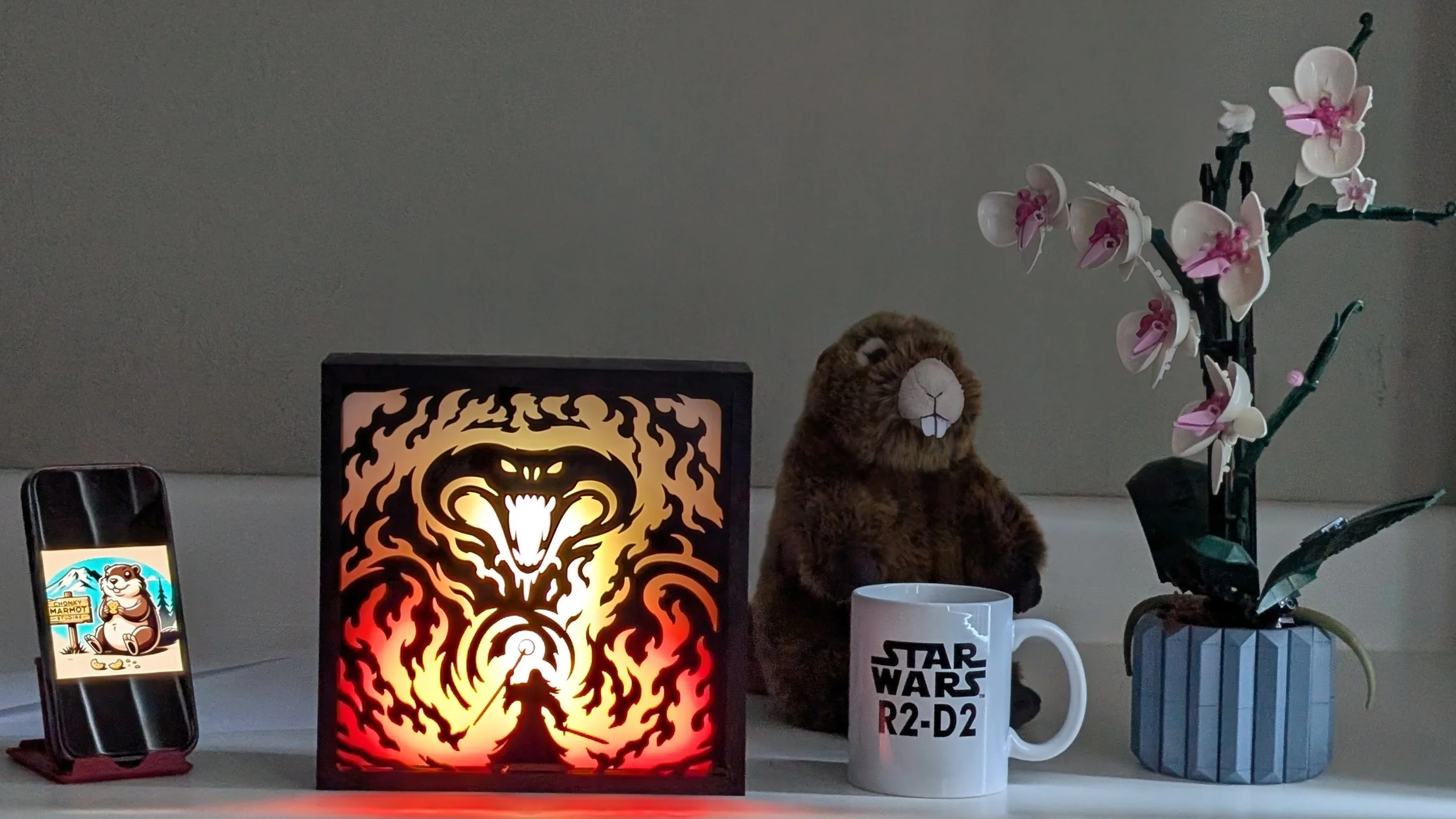 Lord of the Rings – Gandalf & Balrog Lighted Shadow Box